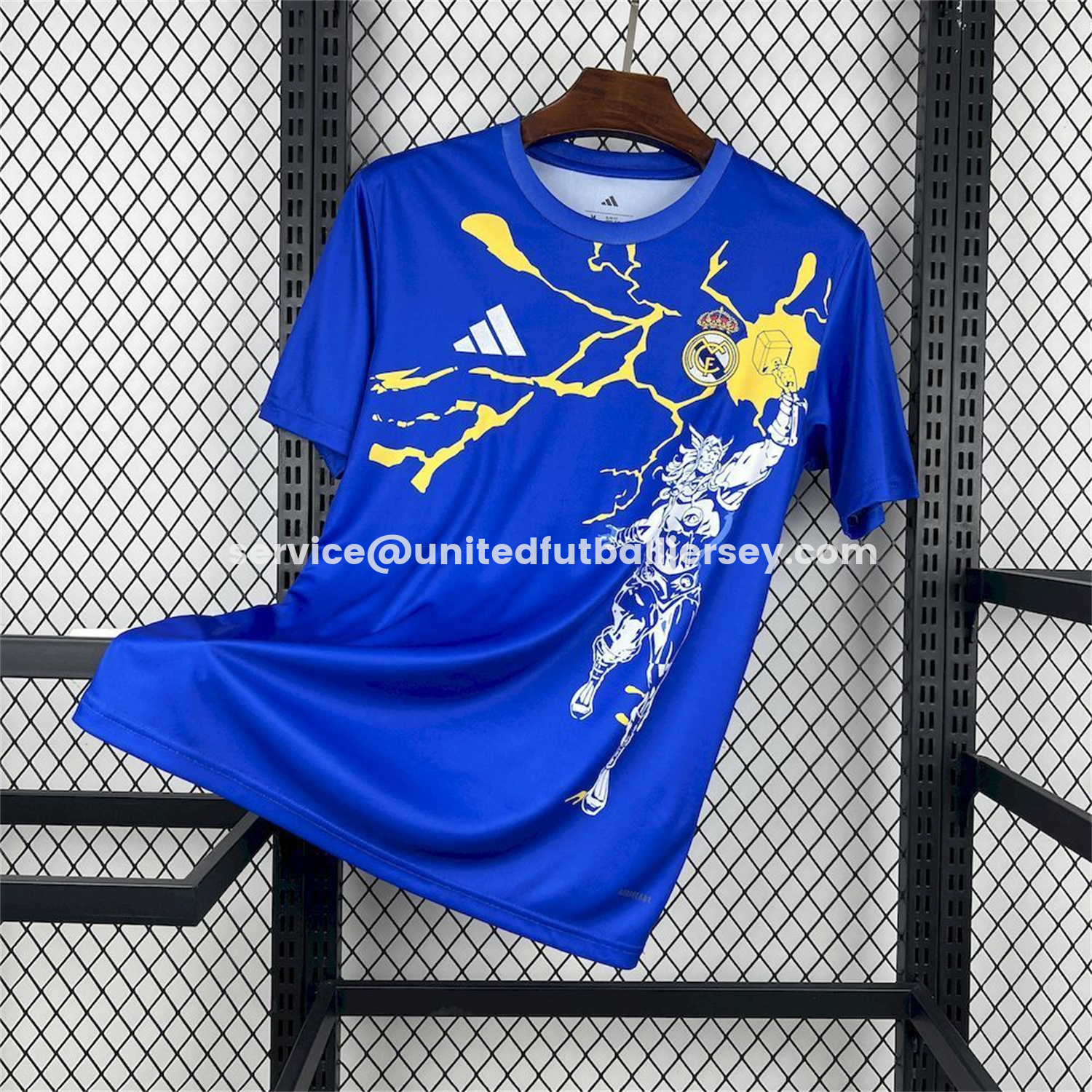 unitedfutballjersey-Real Madrid 25-26 Comics Blue Special Jersey - Fans Version