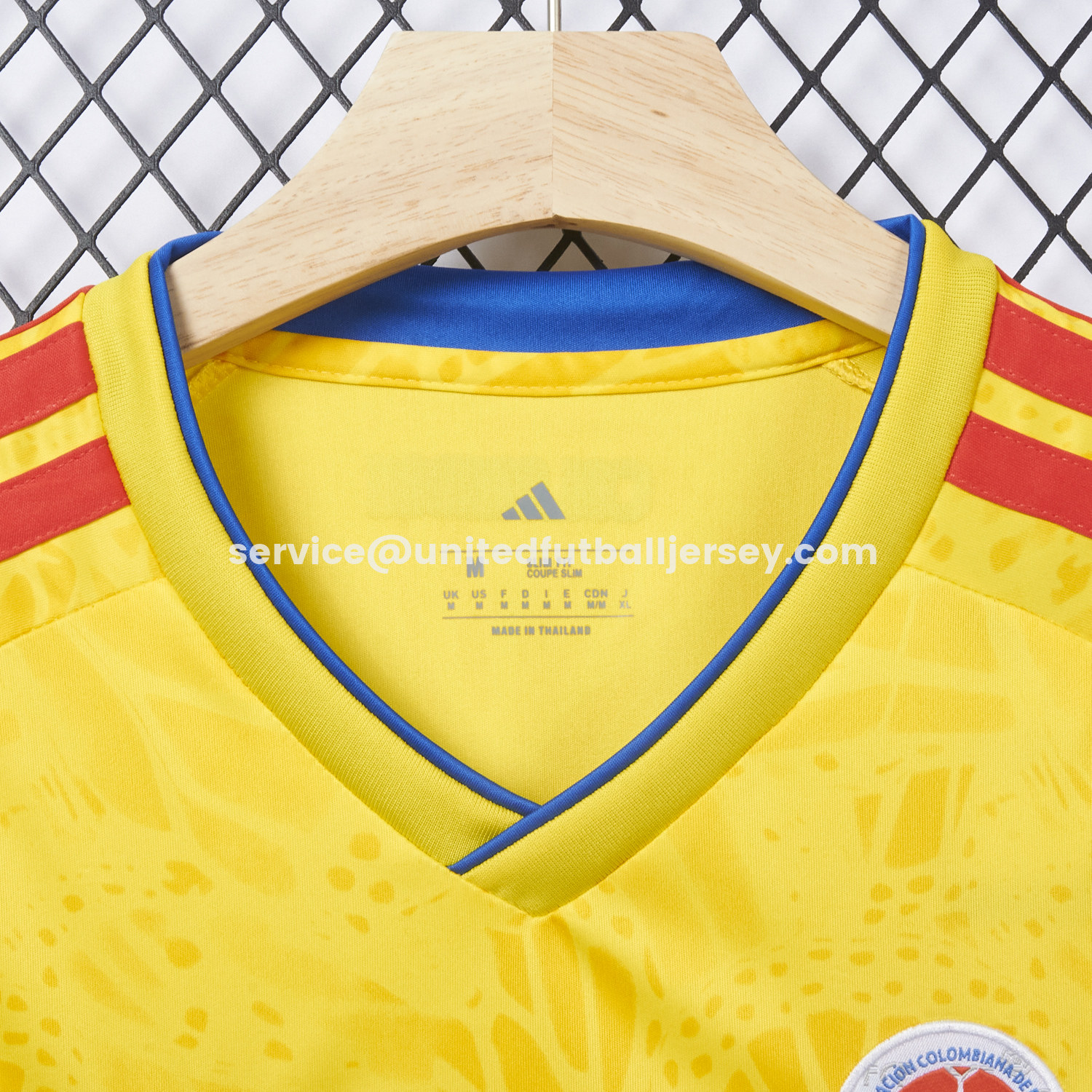 unitedfutballjersey-Women's Colombia 2026 Home Cropped Jersey