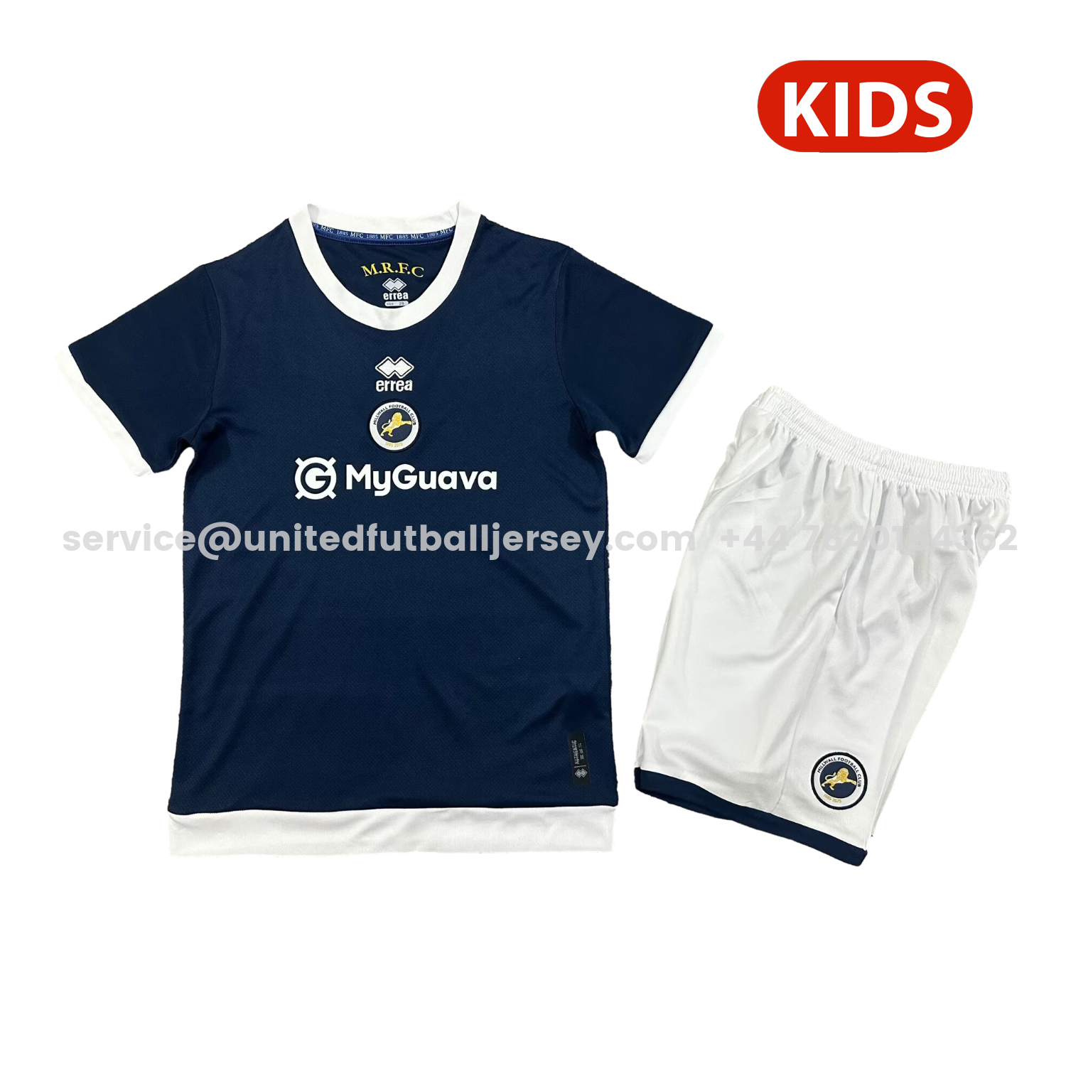 unitedfutballjersey-Millwall 25-26 Home Kids Kit