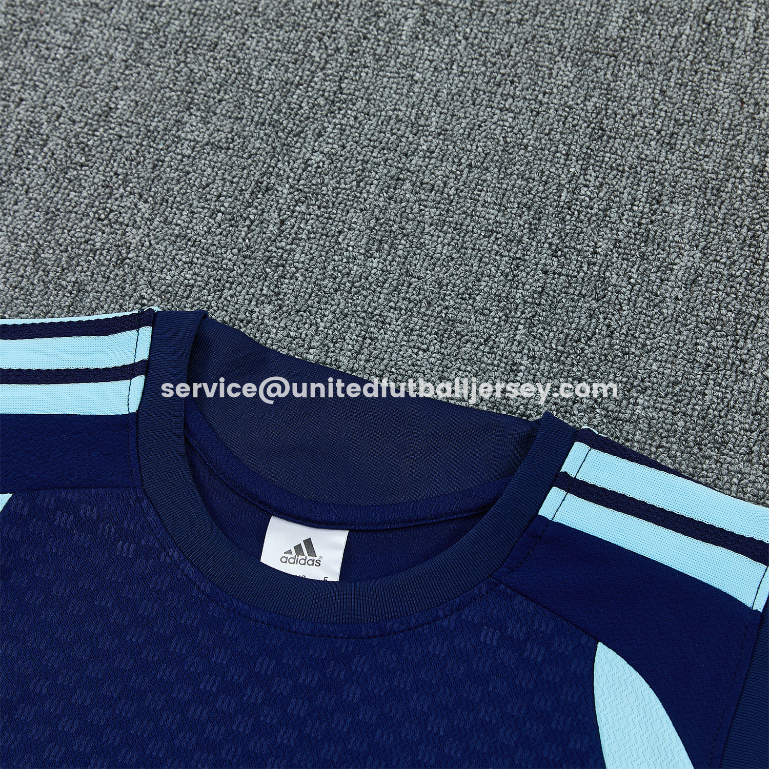 unitedfutballjersey-Argentina 2026 Vest Training Set - Dark Blue Vest and Shorts