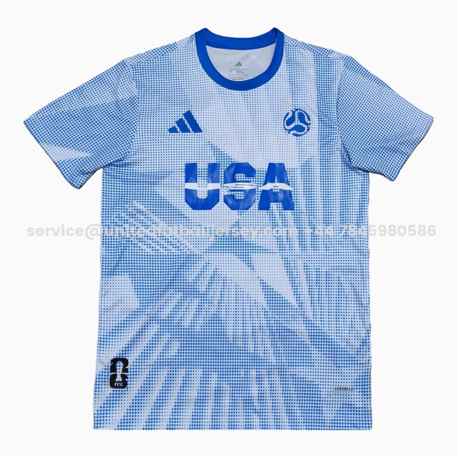 unitedfutballjersey-United States USA 25-26 World Cup Promotion Blue Jersey - Fans Version