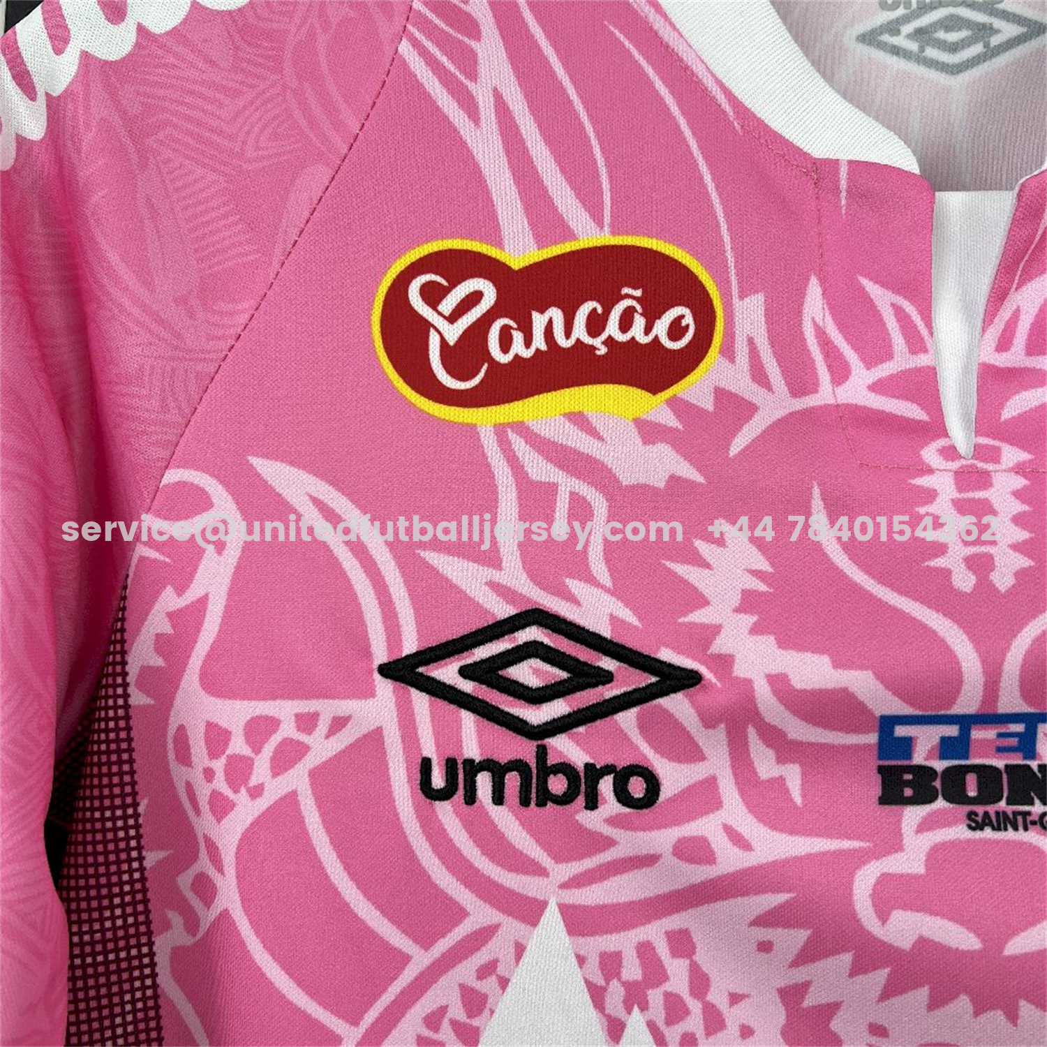 unitedfutballjersey-Santos 25-26 Pink Special Jersey with Sponsors - Fans Version