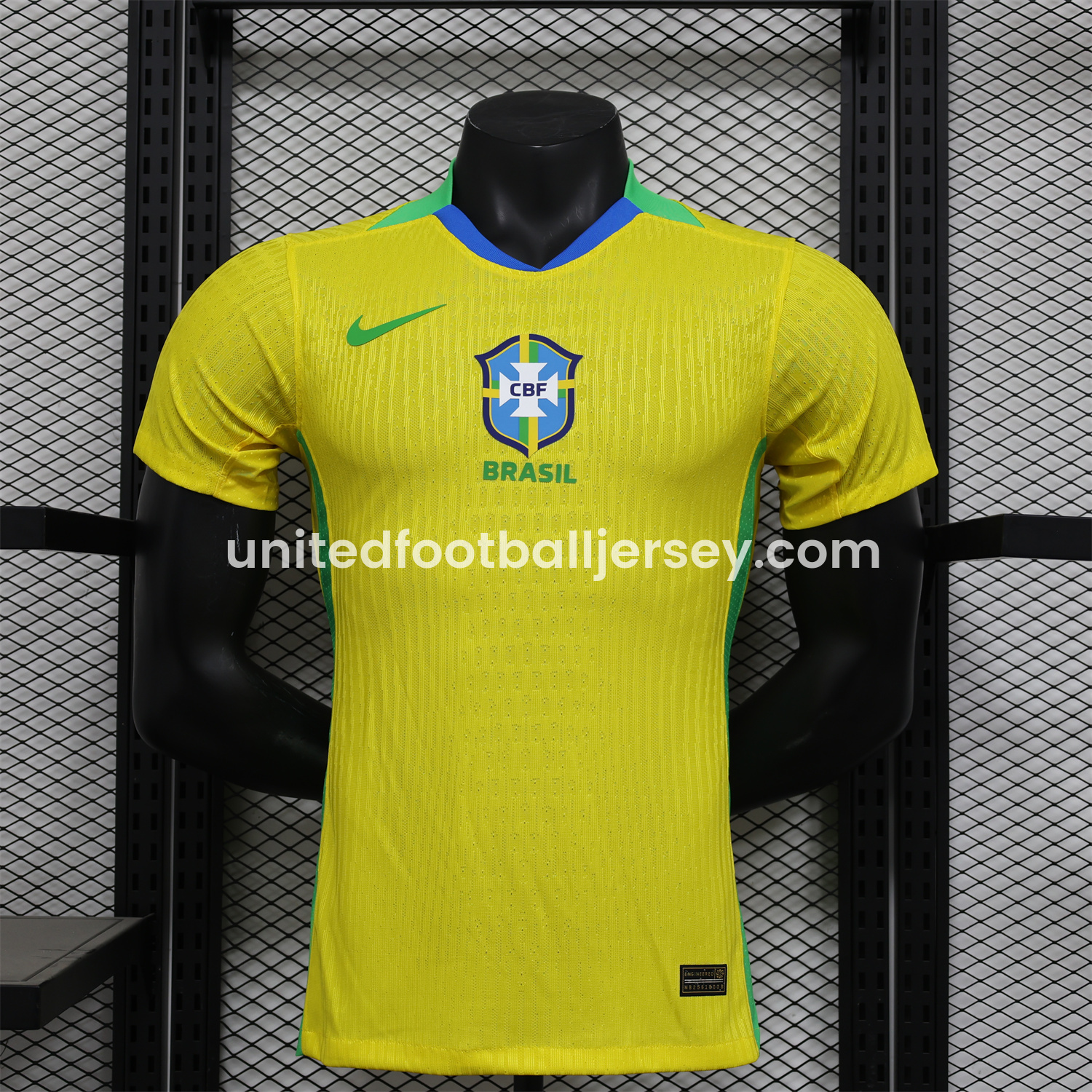 unitedfutballjersey-Brazil 2025 Women's Team Home Jersey - Men's Player Version