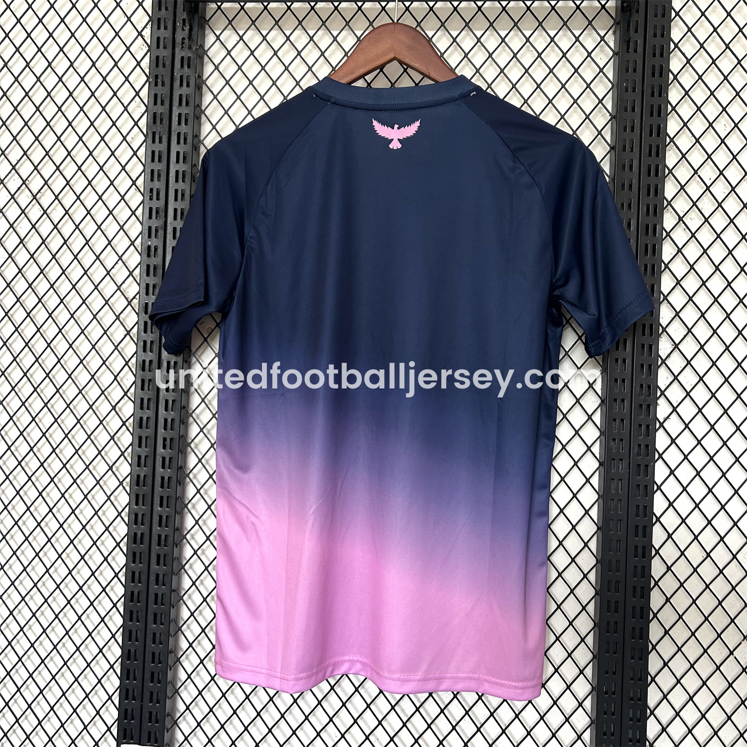unitedfutballjersey-Tunisia 25-26 Deep Blue Purple Gradient Training Jersey - Fans Version