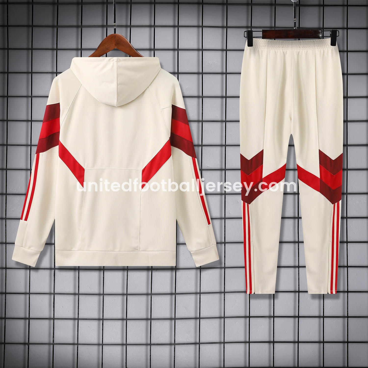 unitedfutballjersey-Bayern Munich 24-25 Originals LFSTLR Training Hoodie Set - Beige