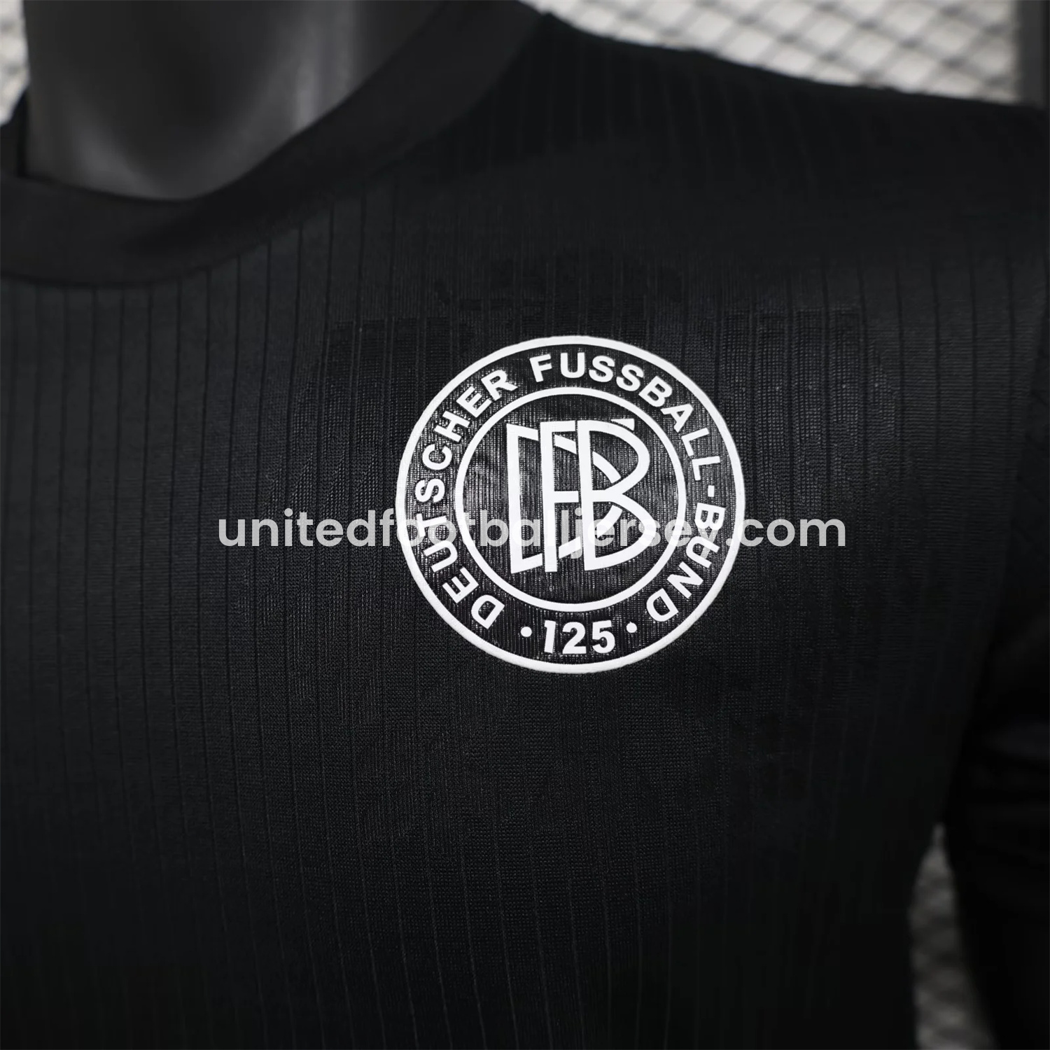 unitedfutballjersey-Germany 2025 Black 125-Year Anniversary Commemorative Edition Jersey - Player Version