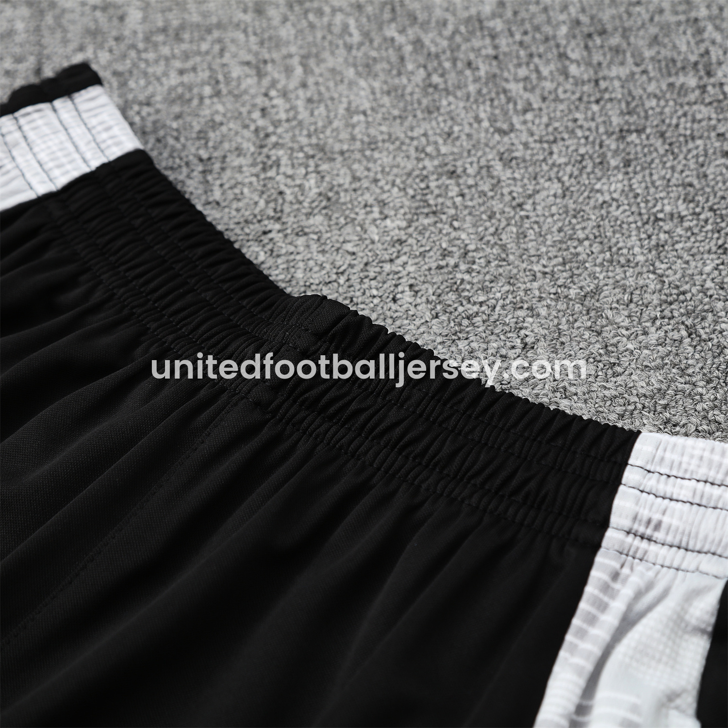 unitedfutballjersey-Real Madrid 25-26 Vest Training Set - Blue Black Dragon Vest & Black-White Shorts