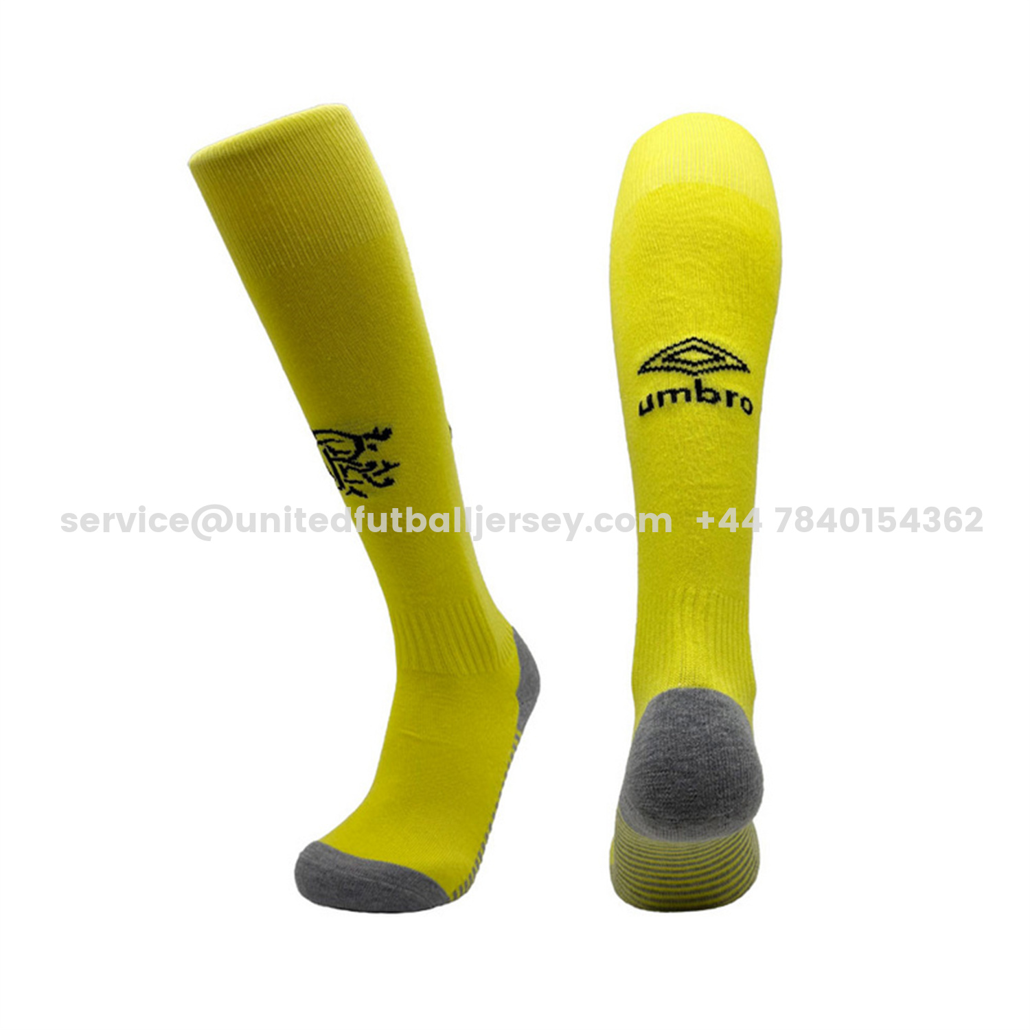 unitedfutballjersey-Glasgow Rangers 25-26 Goalkeeper Socks - Yellow