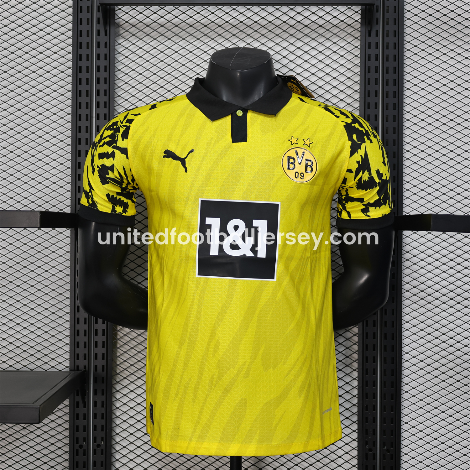 unitedfutballjersey-Dortmund 25-26 Yellow POLO Special Edition Jersey - Player Version