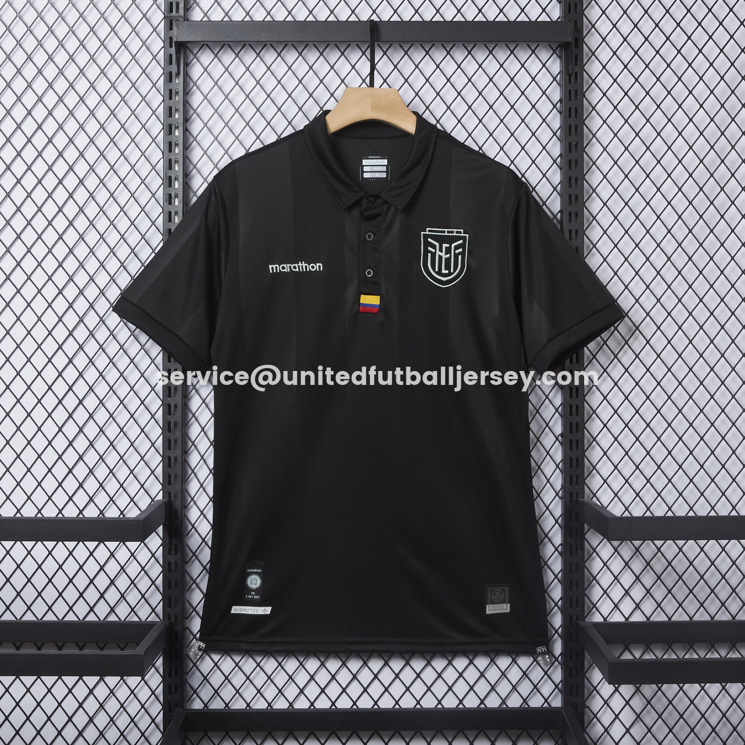 unitedfutballjersey-Ecuador 2025 Centenary Black Special Jersey - Fans Version