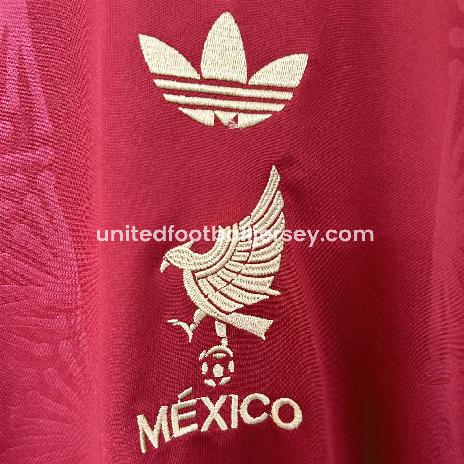 unitedfutballjersey-Mexico 2025 Gold Cup Red Special Edition Jersey - Fans Version