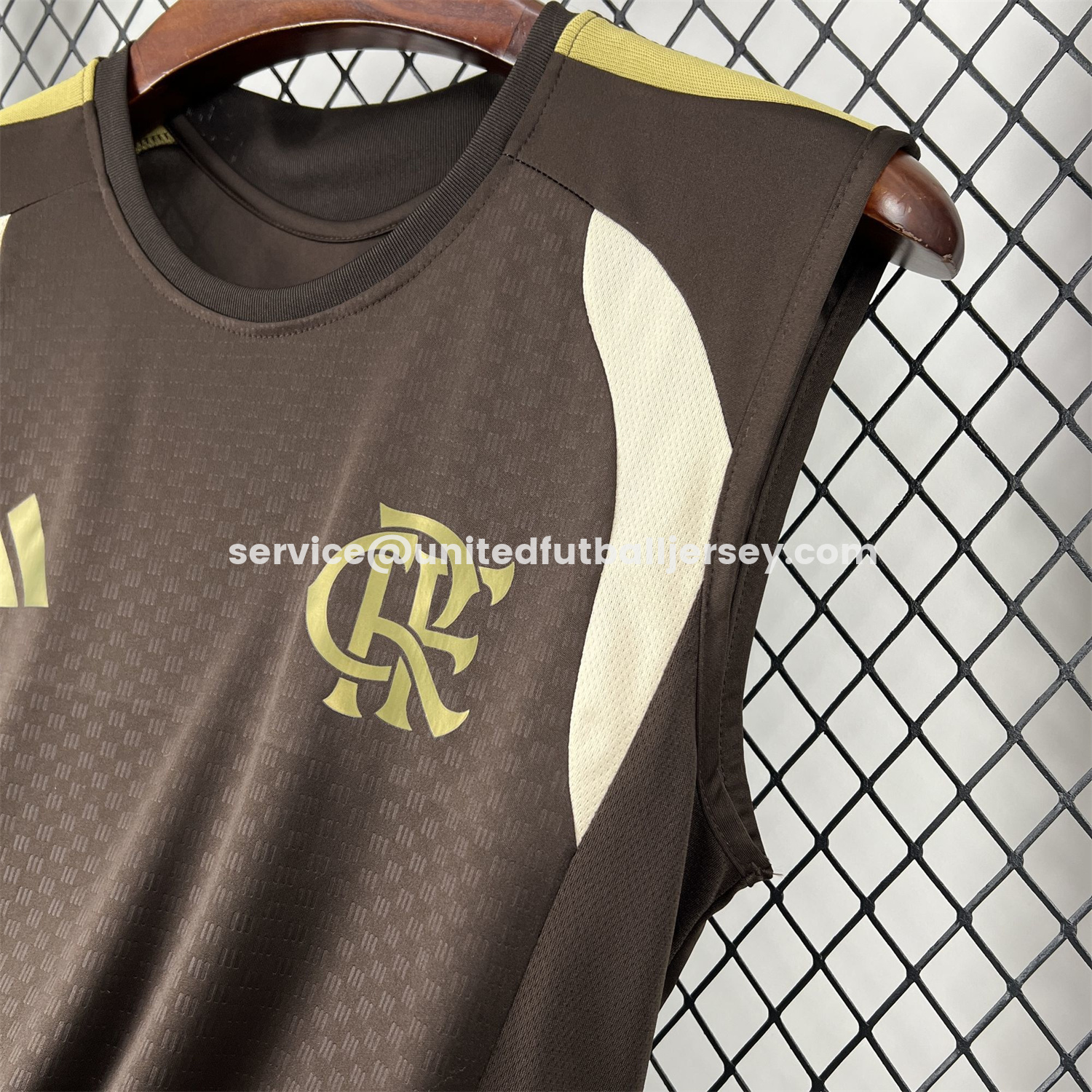 unitedfutballjersey-Flamengo 25-26 Brown Special Training Vest - Fans Version