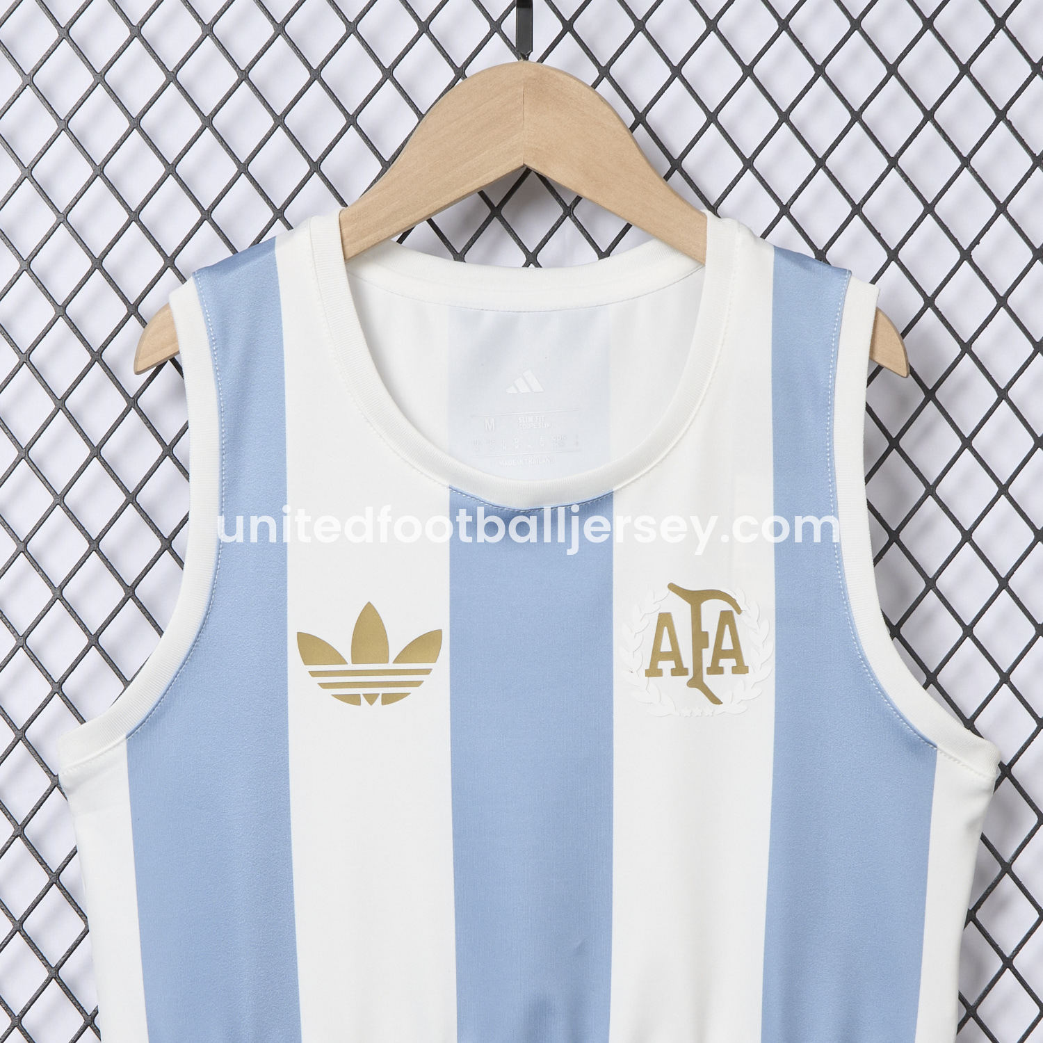 unitedfutballjersey-Women's Argentina 25-26 50th Anniversary Home Yoga Vest