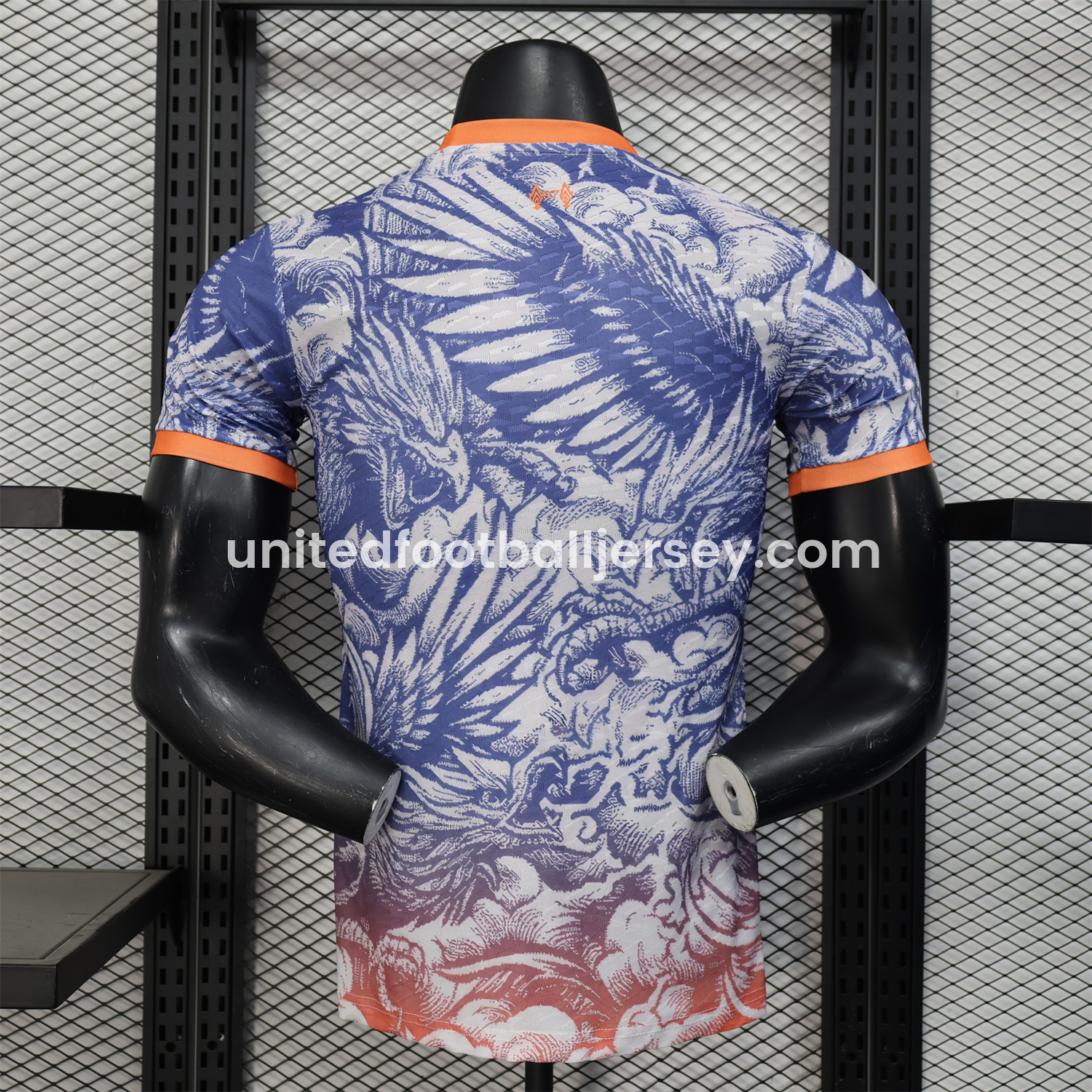 unitedfutballjersey-Liver.pool 25-26 Orange and Blue Liver.pool Bird Special Edition Jersey - Player Version