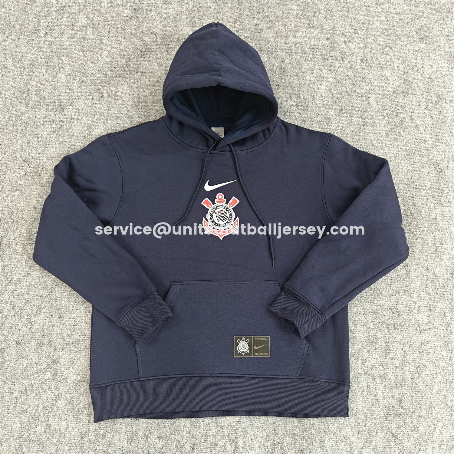 unitedfutballjersey-Corinthians 25-26 Home Unisex Pullover Hoodie