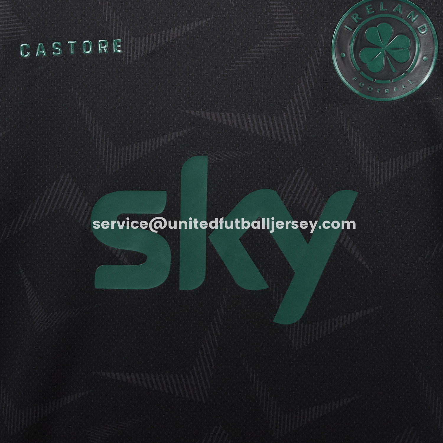 unitedfutballjersey-Ireland 2026 Stealth Black Special Jersey - Fans Version