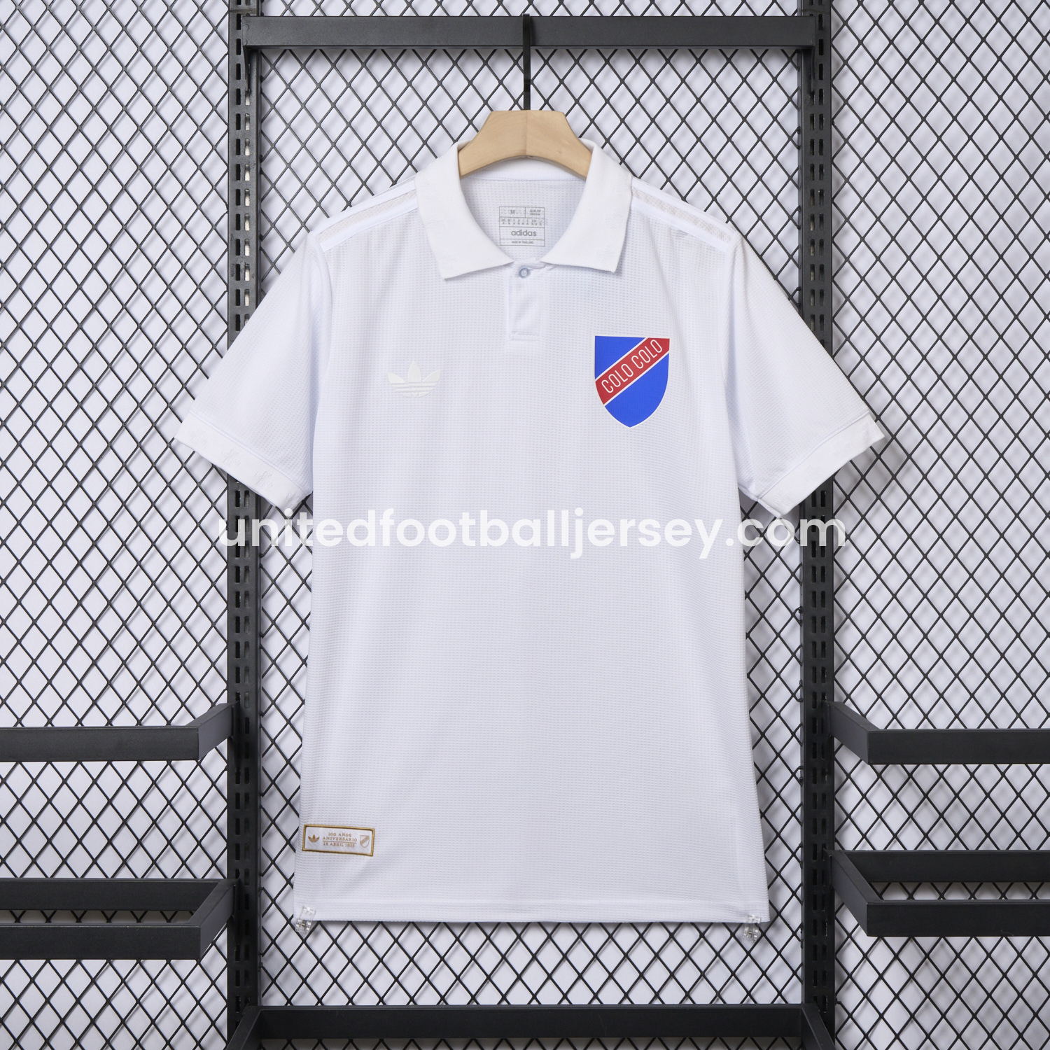 unitedfutballjersey-Colo Colo 2025 Centenary Special Edition Unsponsored Jersey - Fans Version