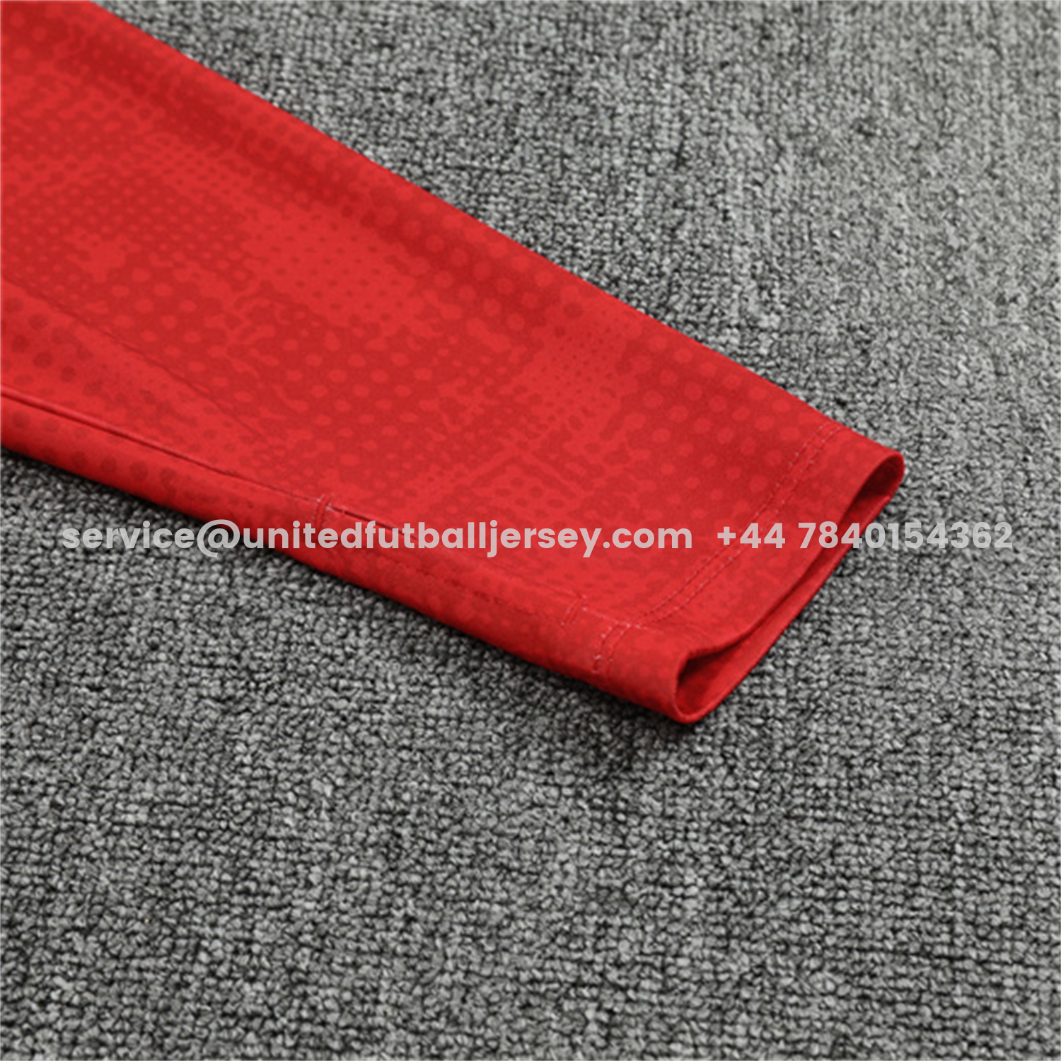 unitedfutballjersey-AC Milan 25-26 Long Sleeve Training Set - Red Top & Black Pants