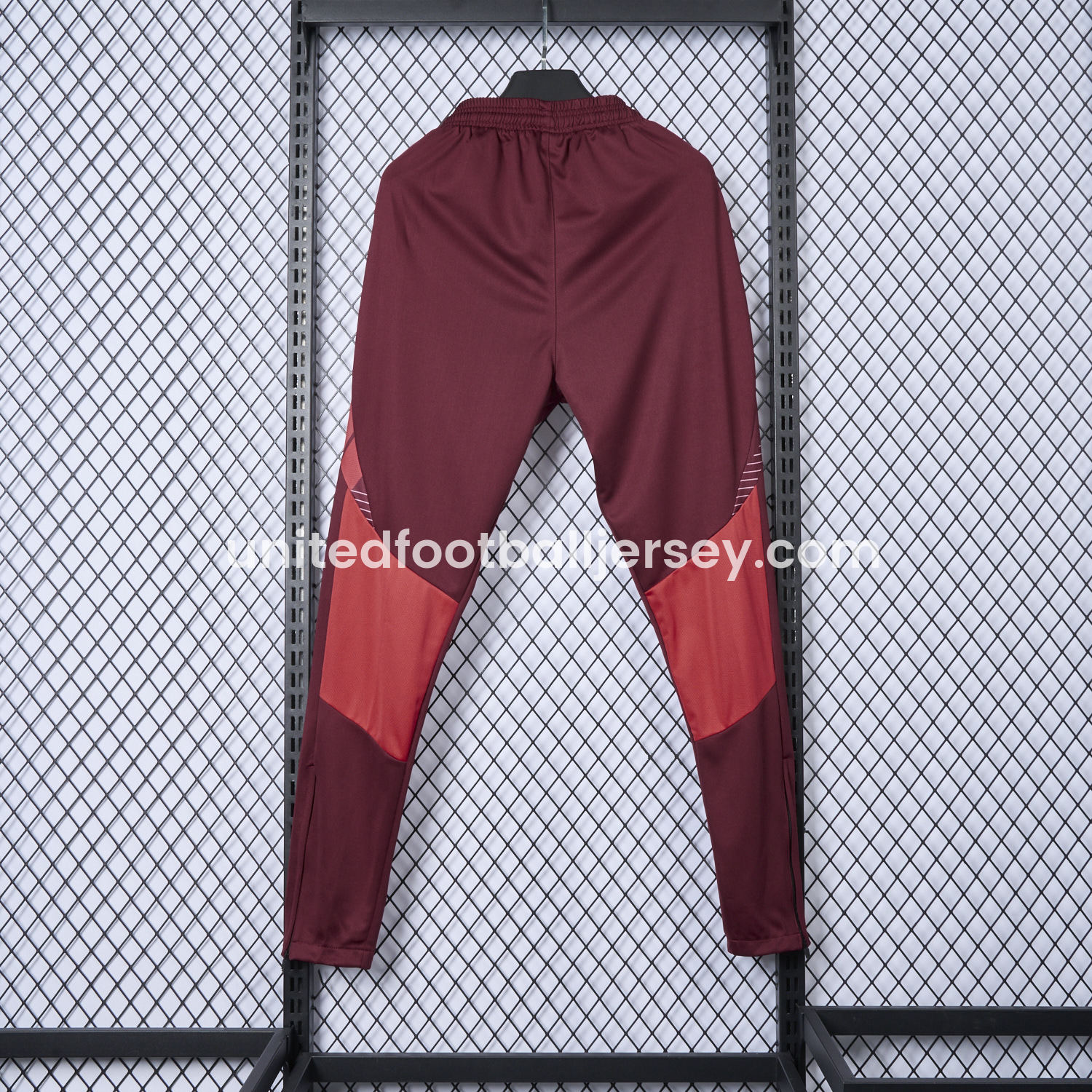unitedfutballjersey-AS Roma 24-25 Burgundy Training Pants - Player Version