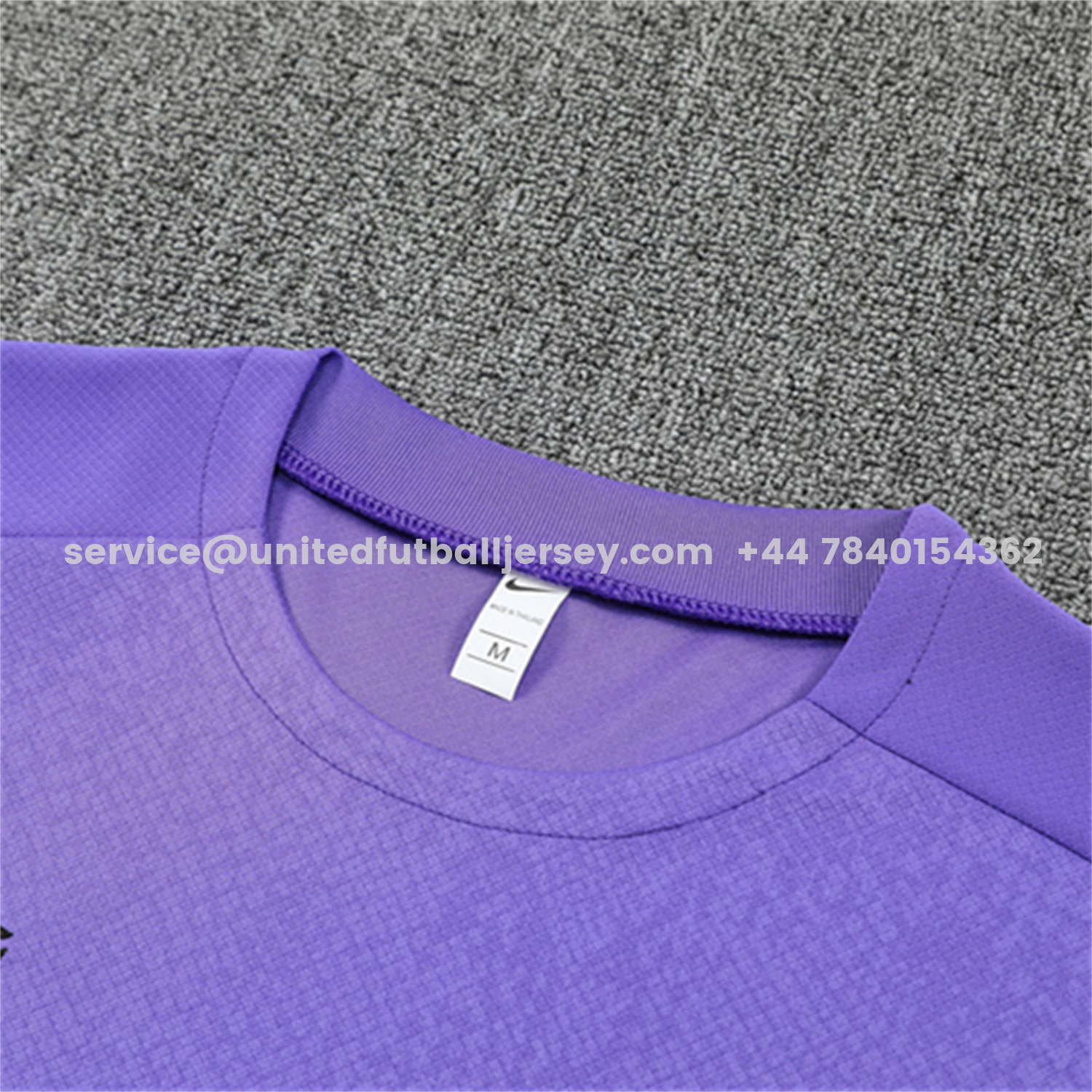 unitedfutballjersey-Barcelona 25-26 X KB Kids Short-Sleeve Training Set - Purple Top & Black Shorts