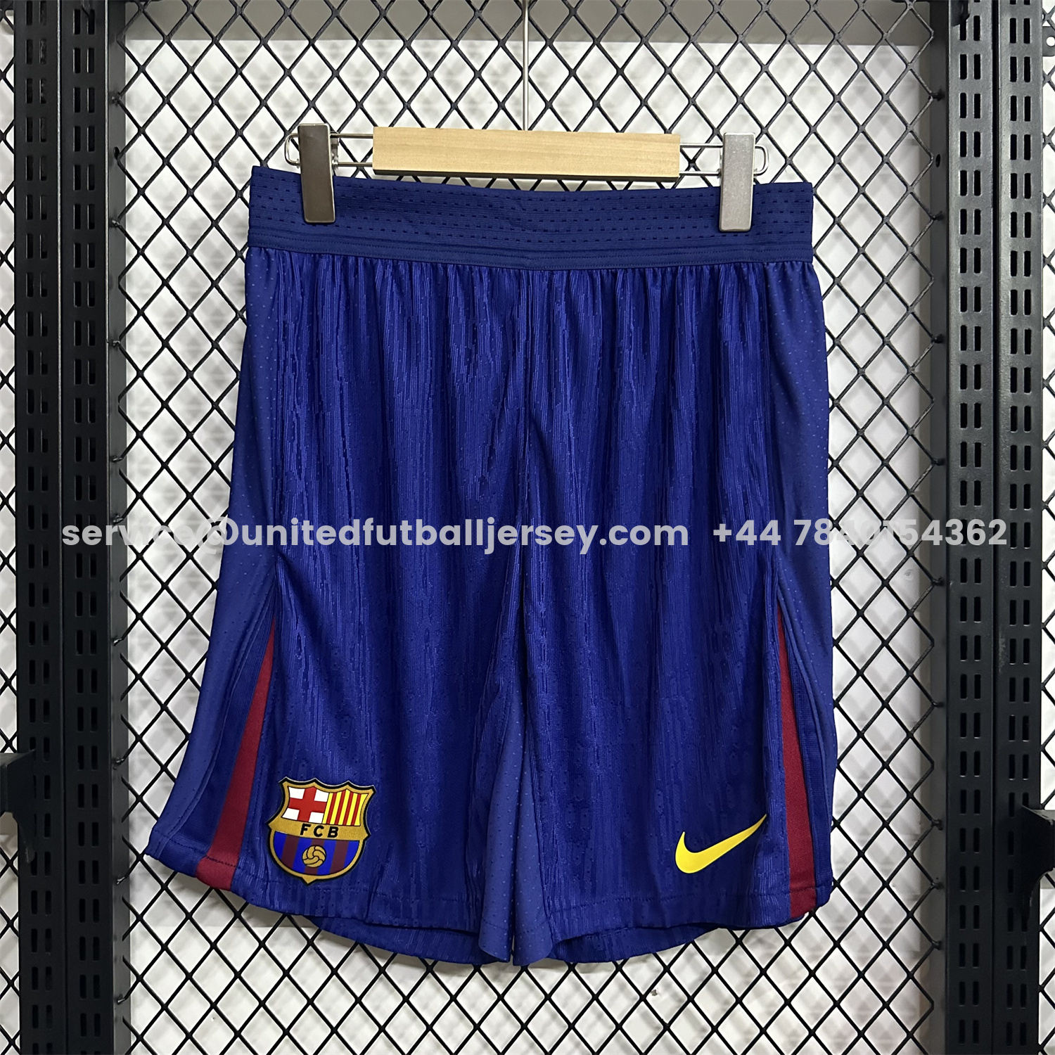 unitedfutballjersey-Barcelona 25-26 Home Blue Shorts - Player Version