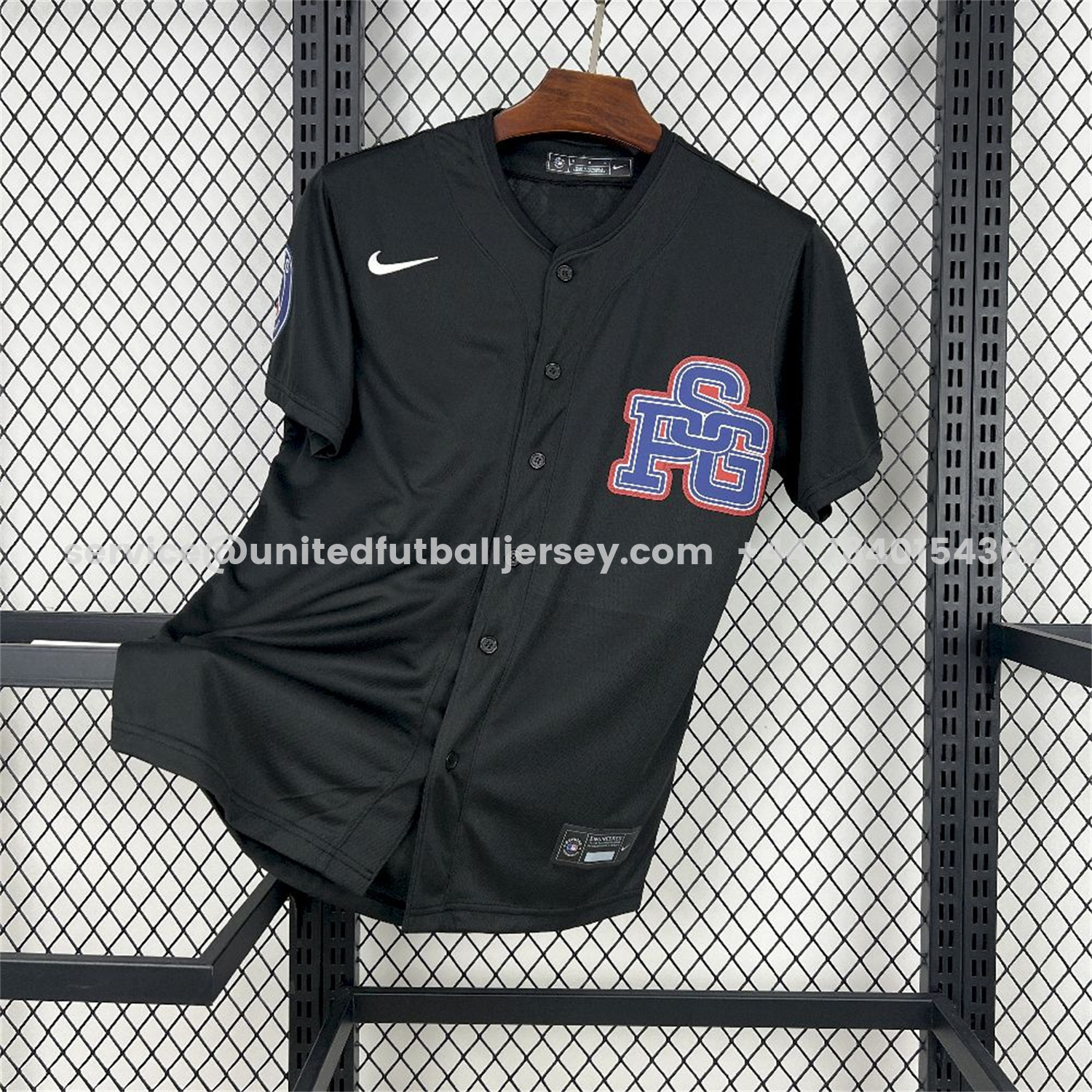 unitedfutballjersey-Paris Saint-Germain PSG 25-26 Black Limited Baseball Jersey
