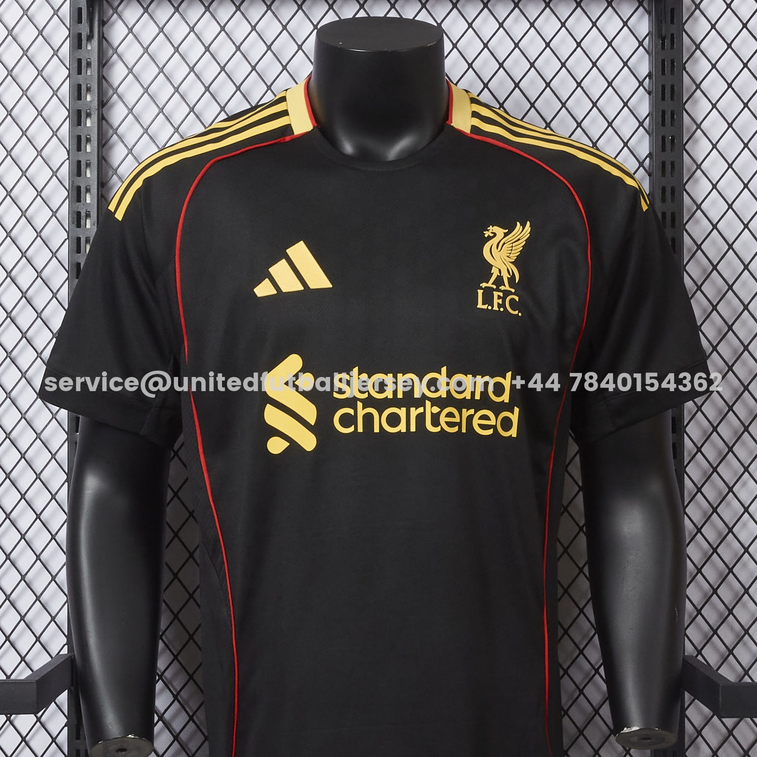 unitedfutballjersey-Liver.pool 25-26 Black Special Jersey - Player Version