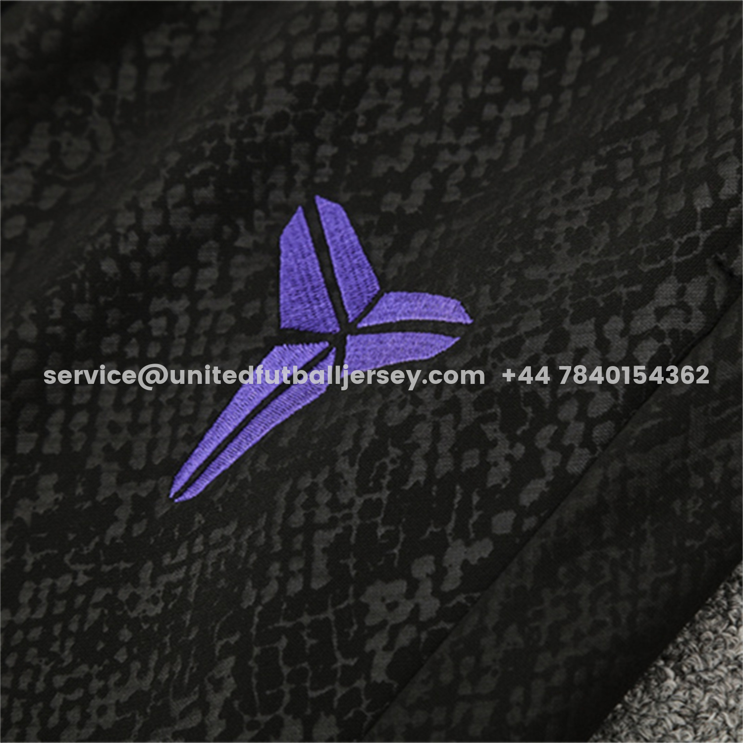 unitedfutballjersey-Barcelona 25-26 X KB Long Sleeve Training Set - Purple Top & Black Pants