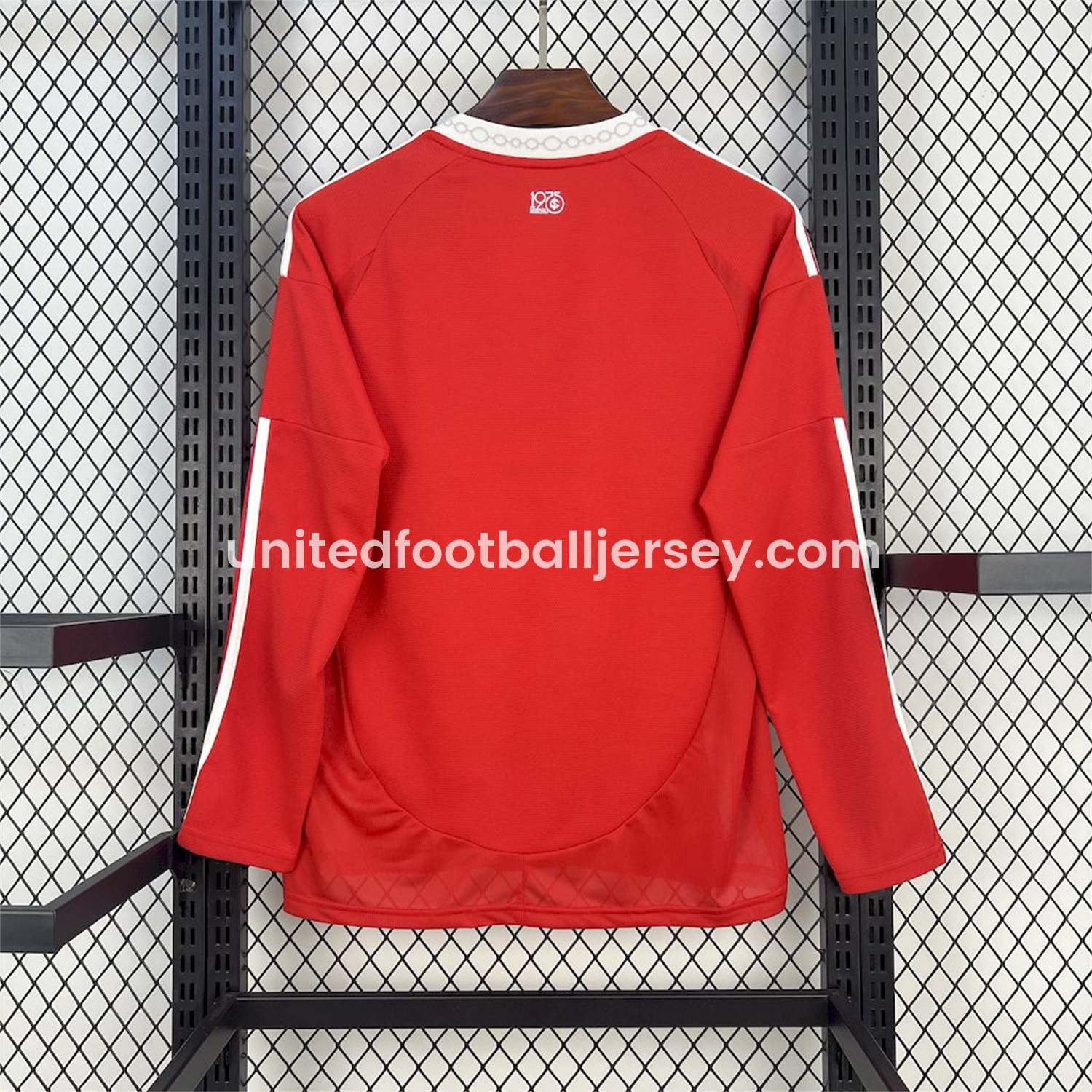 unitedfutballjersey-SC Internacional 25-26 Home Unsponsored Long Sleeves Jersey - Fans Version