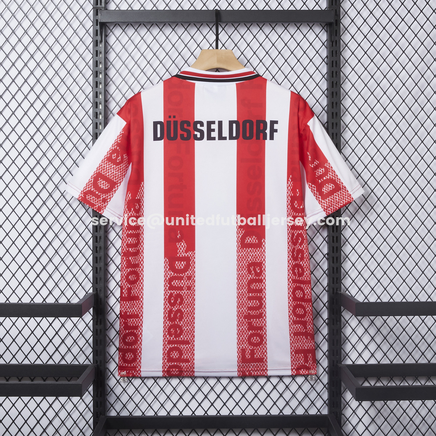 unitedfutballjersey-Retro Fortuna Düsseldorf 1996-98 Home Jersey