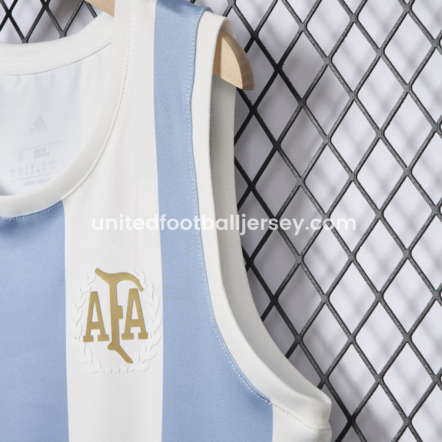 unitedfutballjersey-Women's Argentina 25-26 50th Anniversary Home Yoga Vest