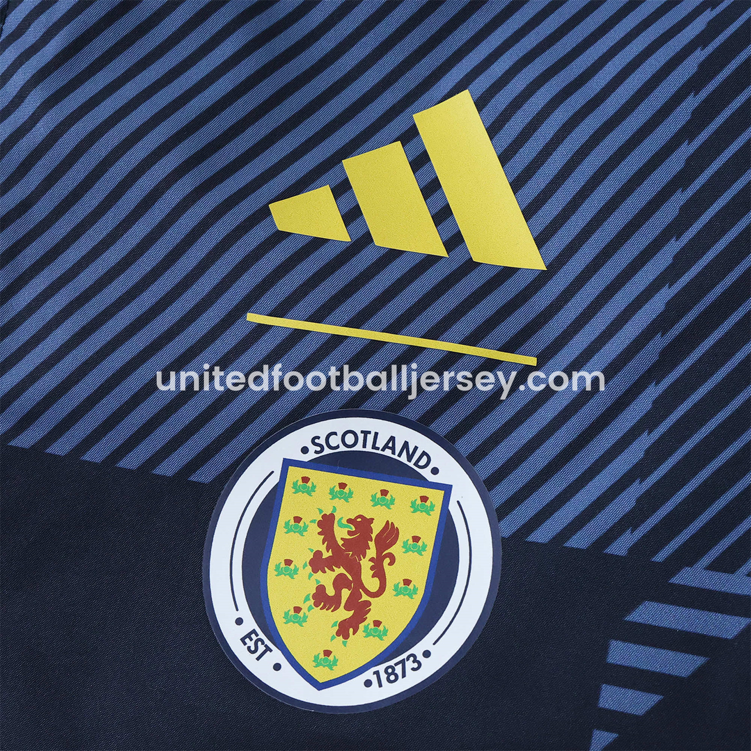 unitedfutballjersey-S-c-o.t l.a-n.d 24-25 Home Style Double Sided Reversible Windbreaker - Deep Blue