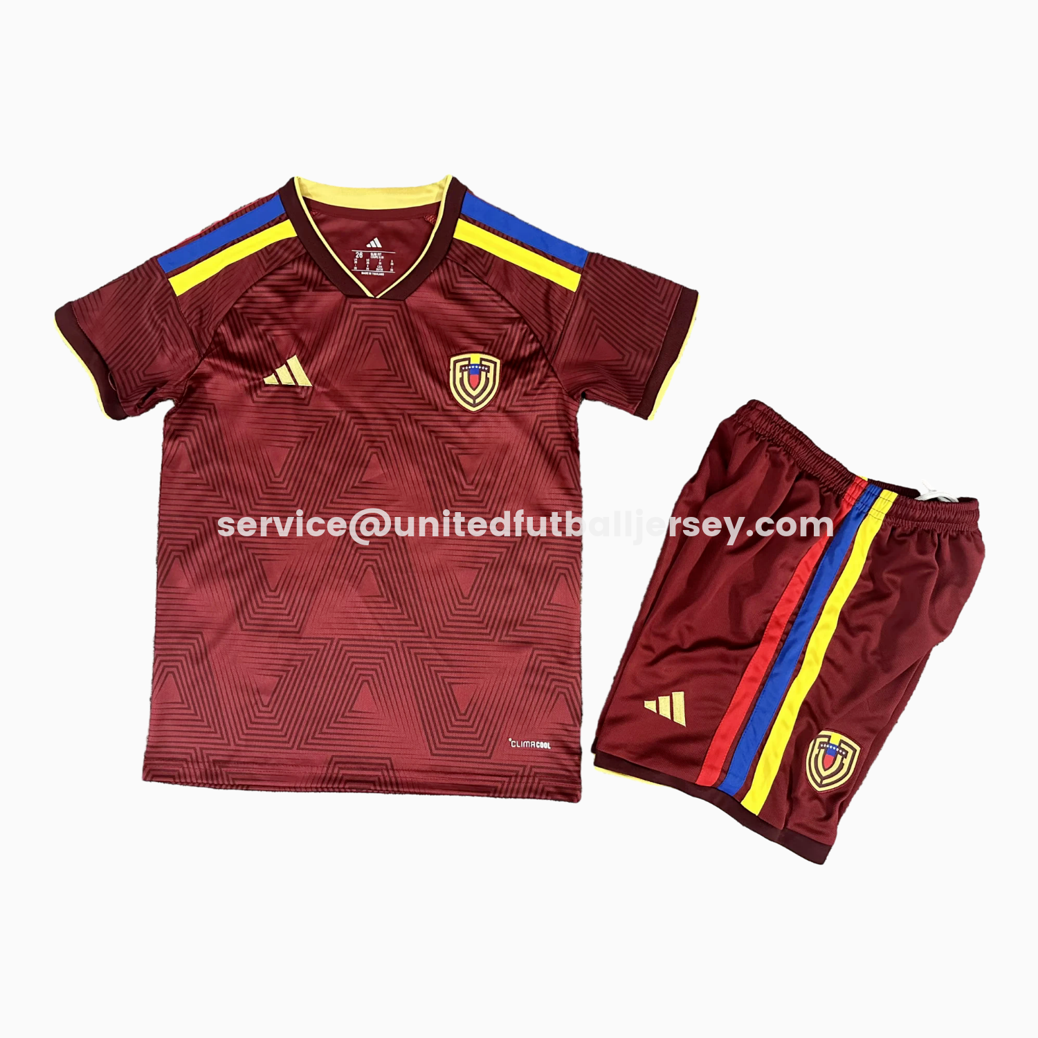 unitedfutballjersey-Venezuela 2026 Home Kids Kit