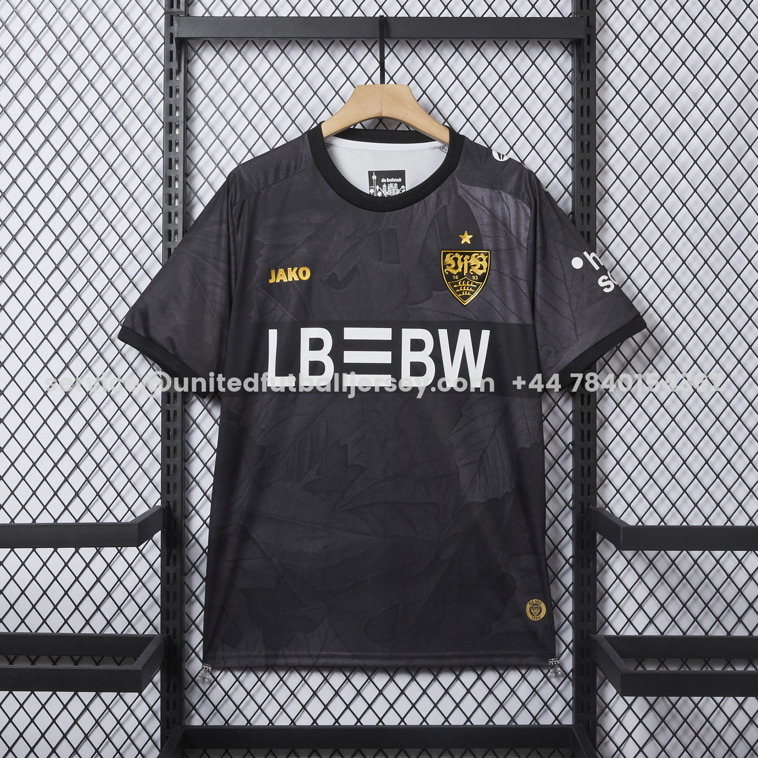 unitedfutballjersey-VfB Stuttgart 25-26 Third Black Jersey - Fans Version