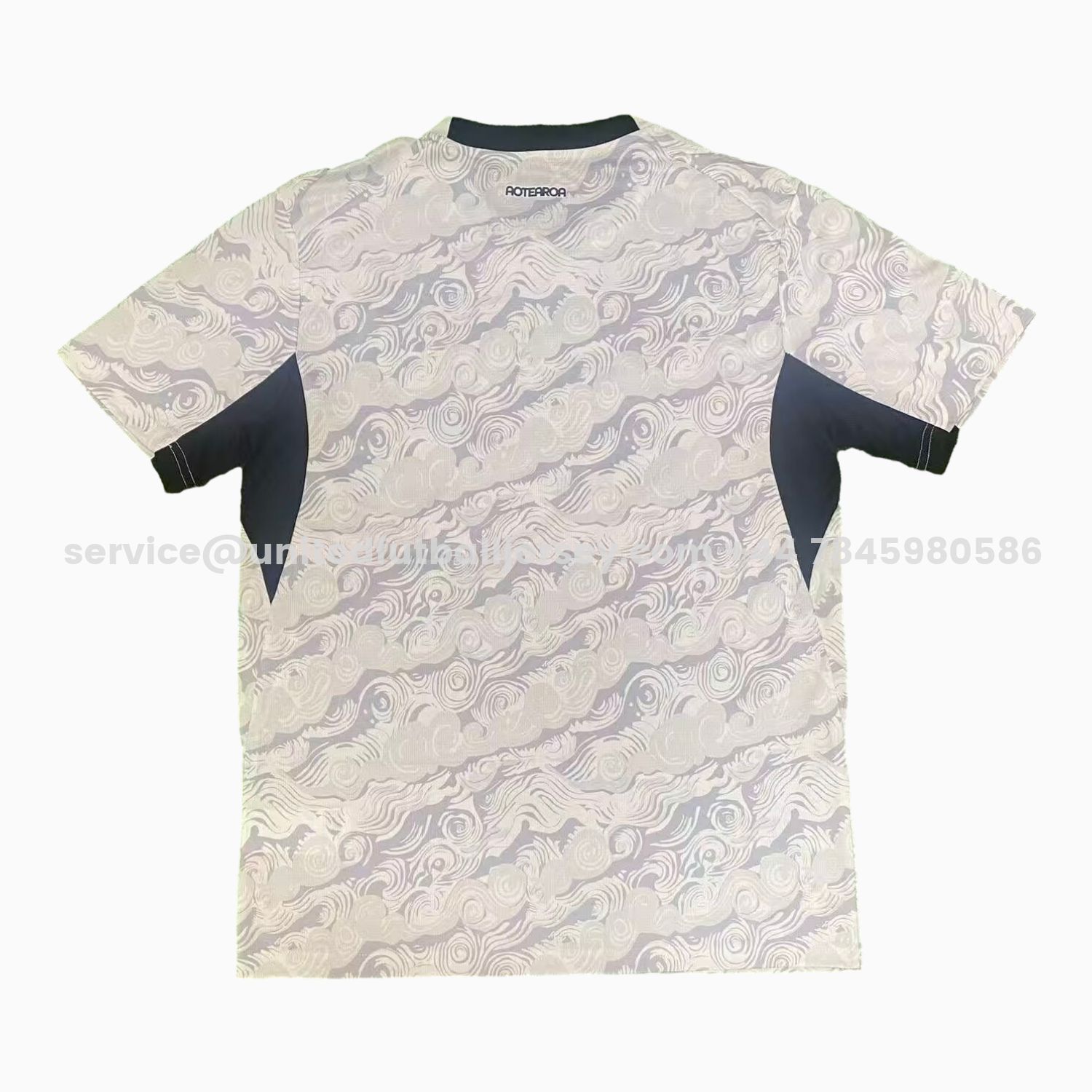 unitedfutballjersey-New Zealand 2026 Cloud Pattern Training Jersey - Fans Version