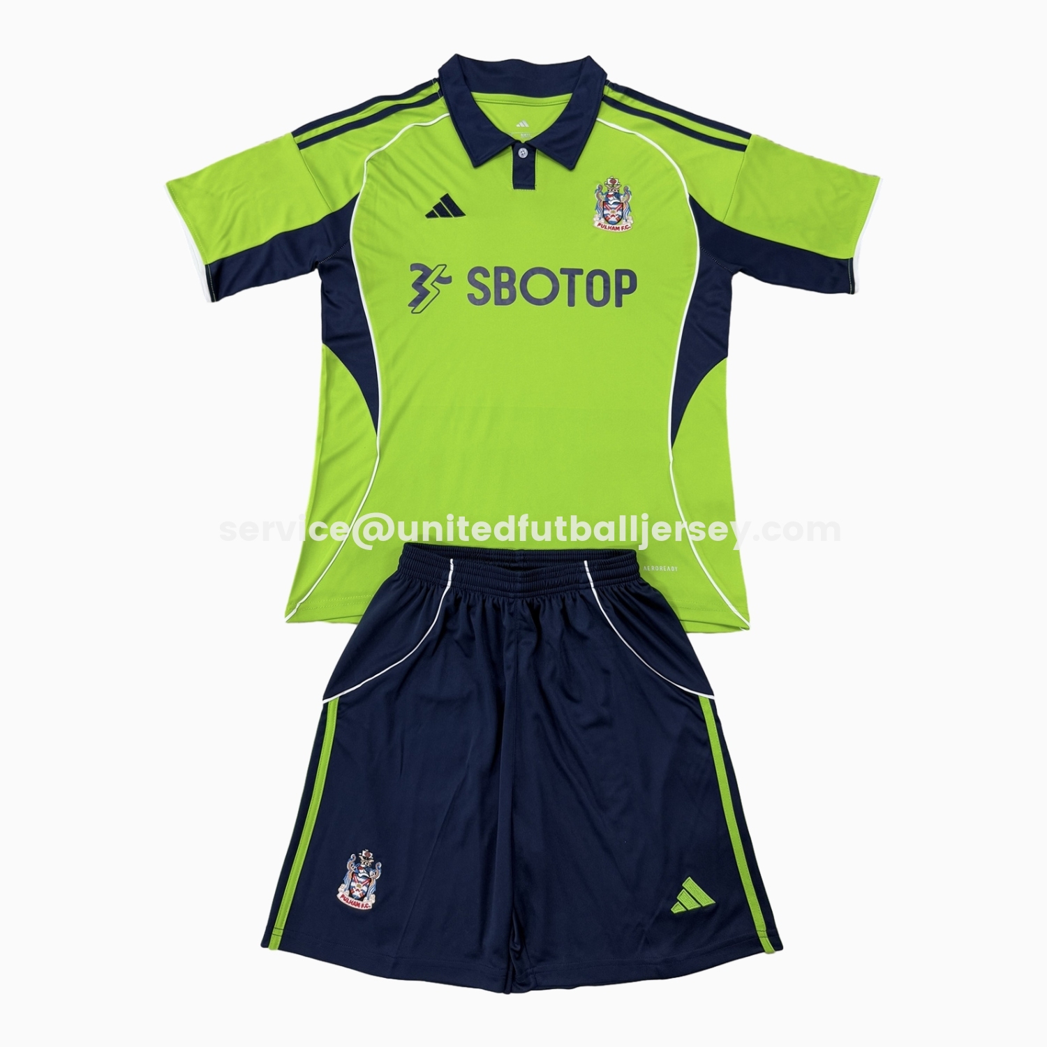 unitedfutballjersey-Fulham 25-26 Away Men's Adult Jersey Set - Fans Version