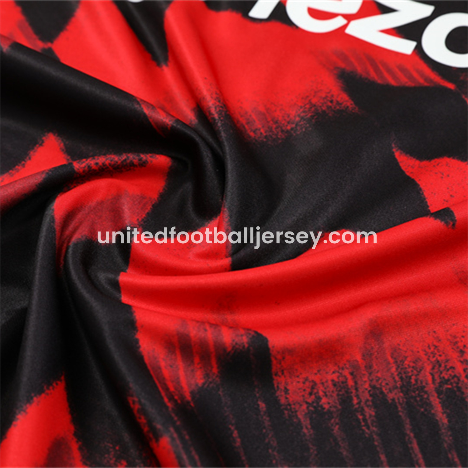 unitedfutballjersey-Manchester United 25-26 Long Sleeves Training Set - Red-Black Top & Black Pants