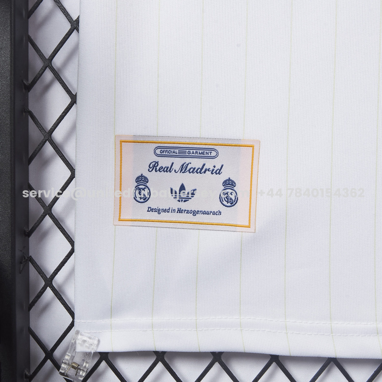 unitedfutballjersey-Real Madrid 25-26 Trefoil White Travel Jersey - Player Version