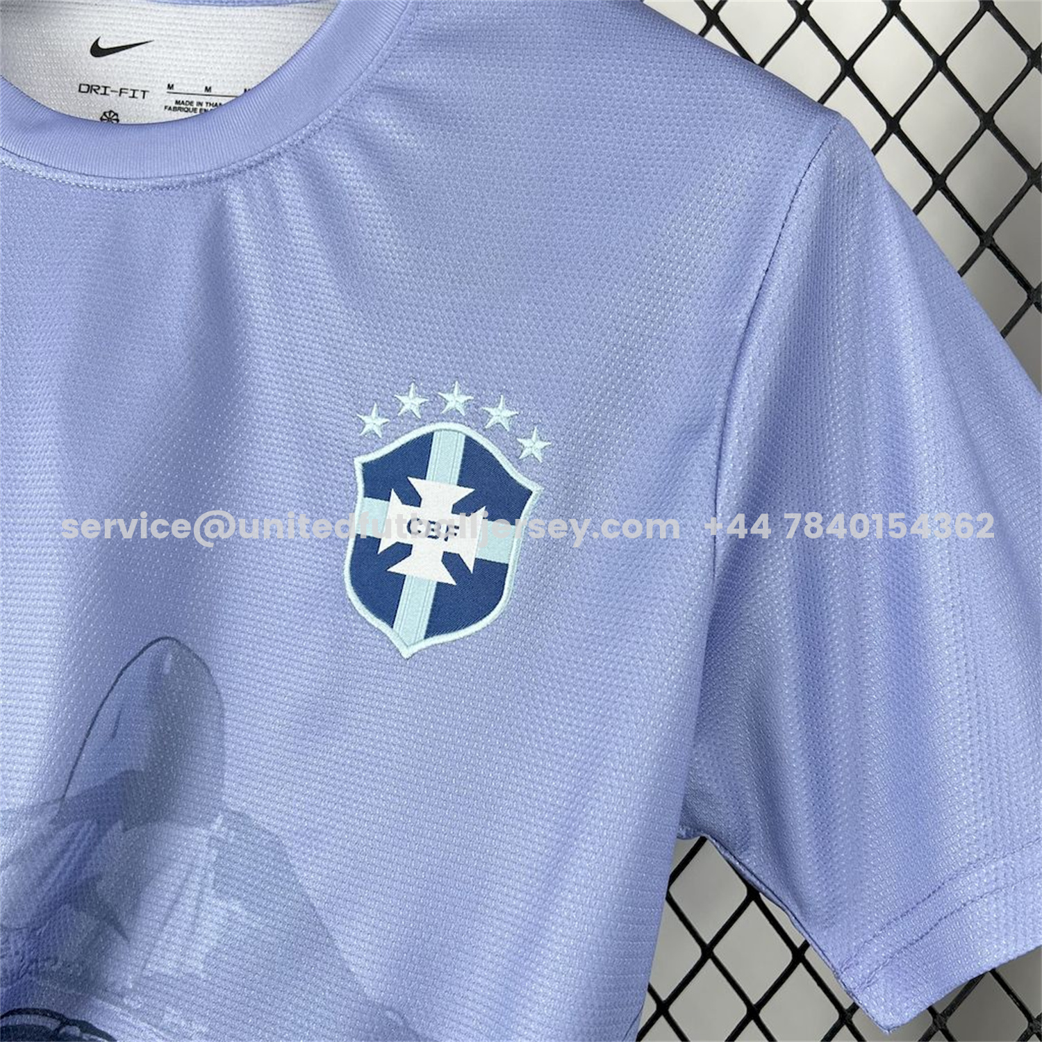 unitedfutballjersey-Brazil 25-26 Light Purple Jesus Statue Special Jersey - Fans Version