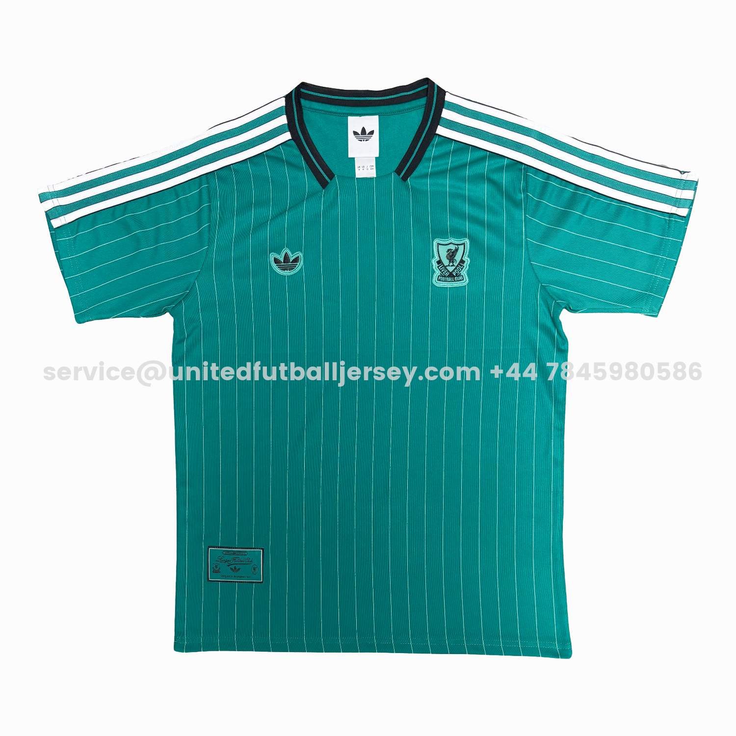 unitedfutballjersey-Liver.pool 25-26 Icon Range Travel Special Edition Cyan Jersey - Fans Version