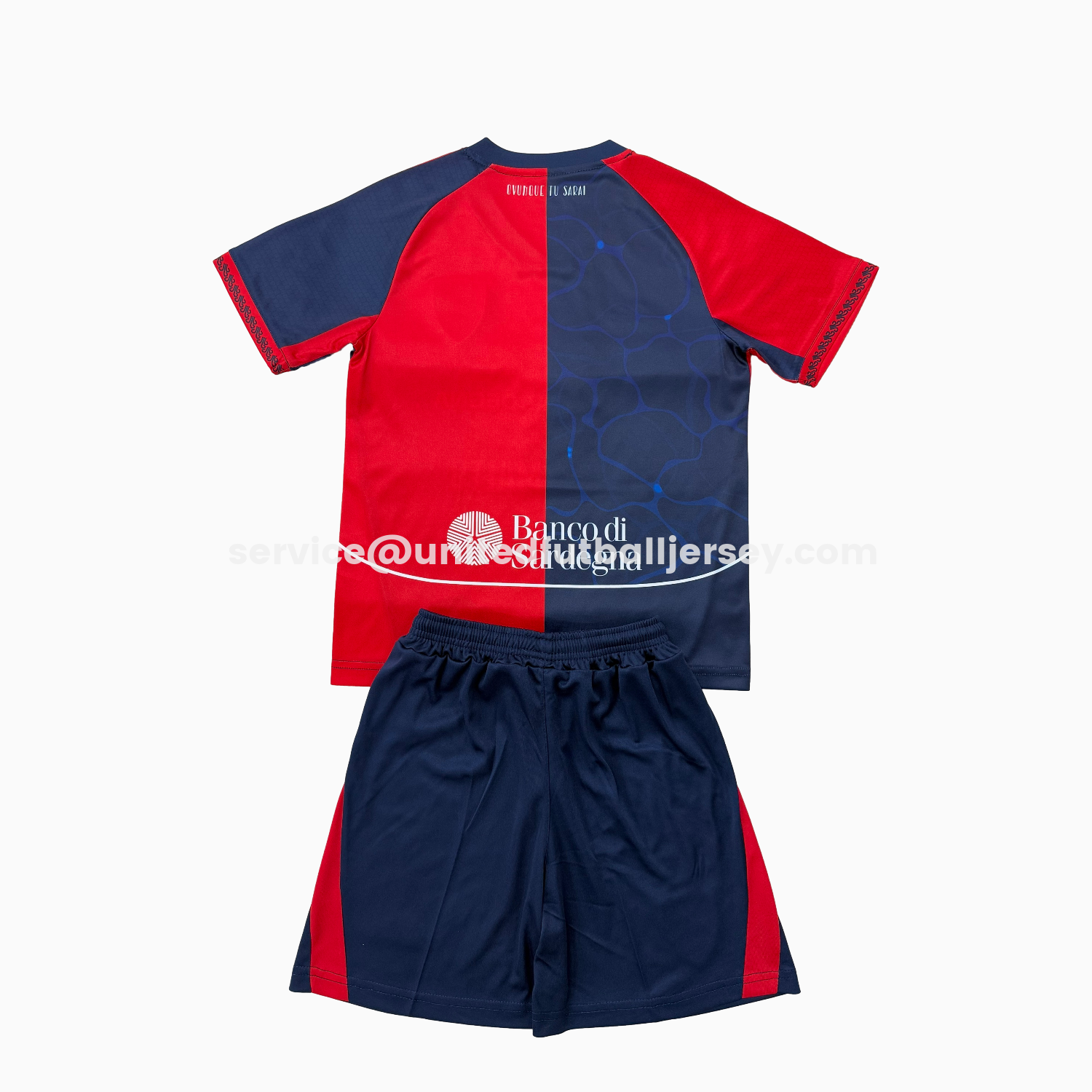 unitedfutballjersey-Cagliari Calcio 25-26 Home Men's Adult Jersey Set - Fans Version