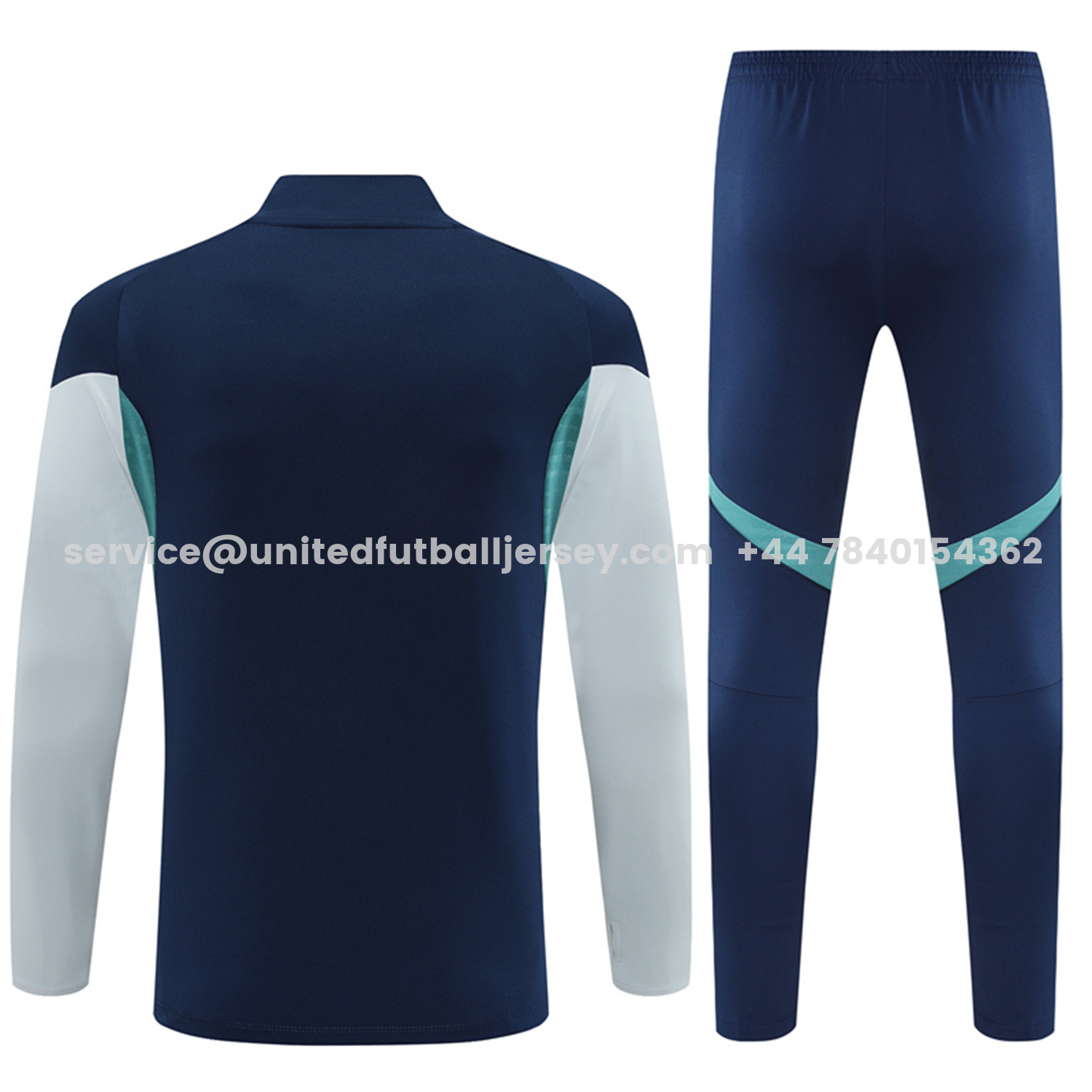 unitedfutballjersey-Arsenal 25-26 Kids Long Sleeve Training Set - Royal Blue Top & Royal Blue Pants