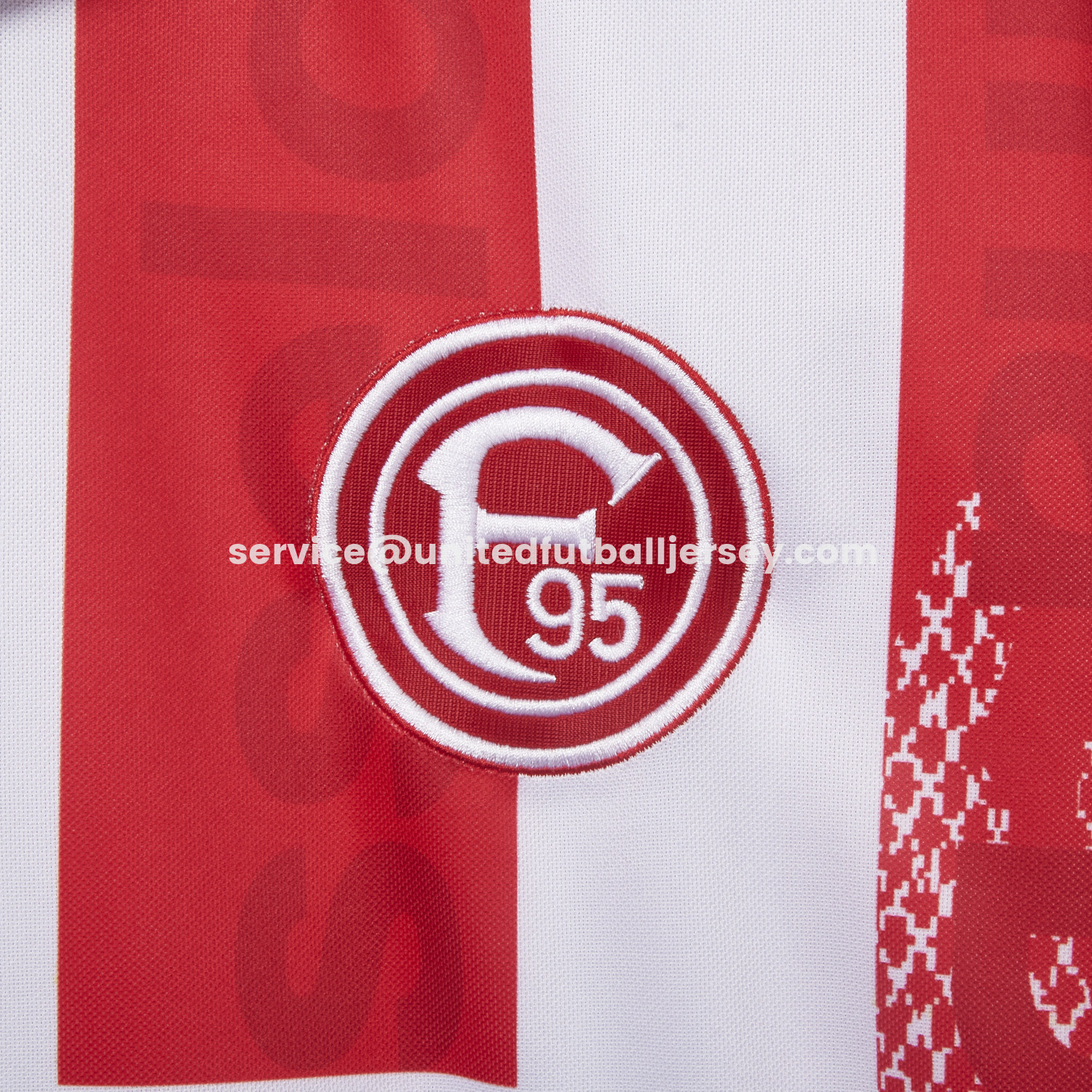 unitedfutballjersey-Retro Fortuna Düsseldorf 1996-98 Home Jersey