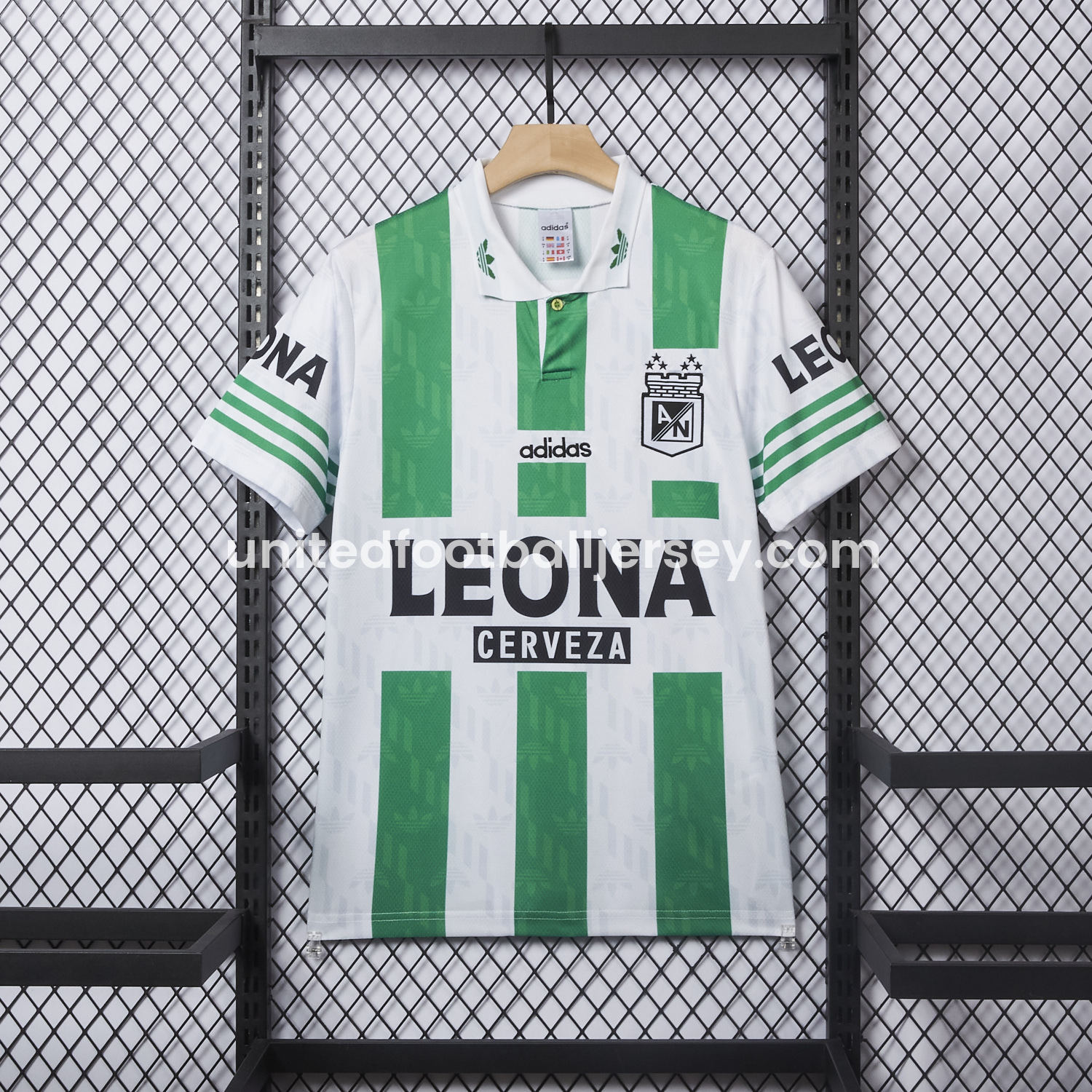 unitedfutballjersey-Retro Atlético Nacional 1996-97 Home Jersey
