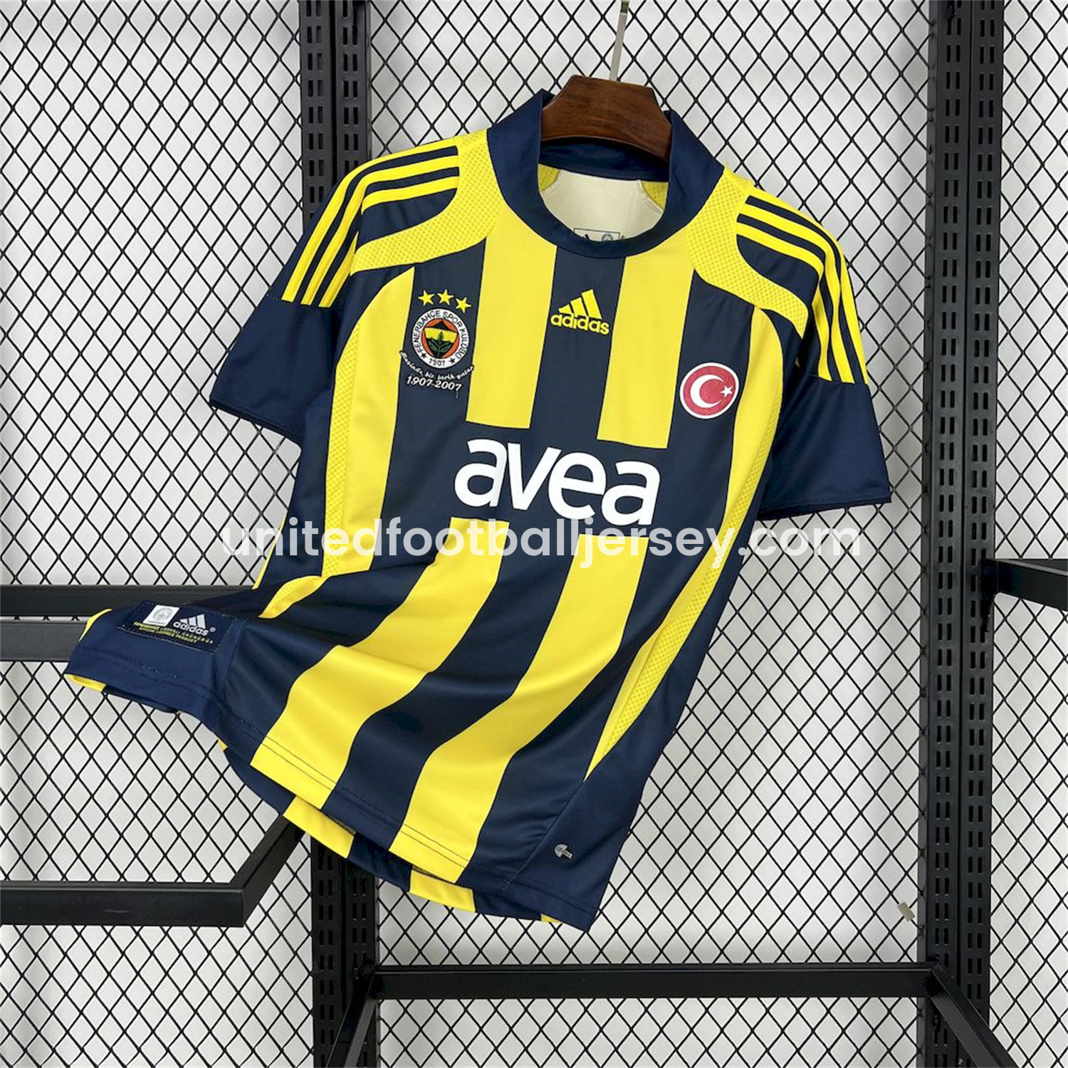 unitedfutballjersey-Retro Fenerbahce 2007-08 Home Jersey
