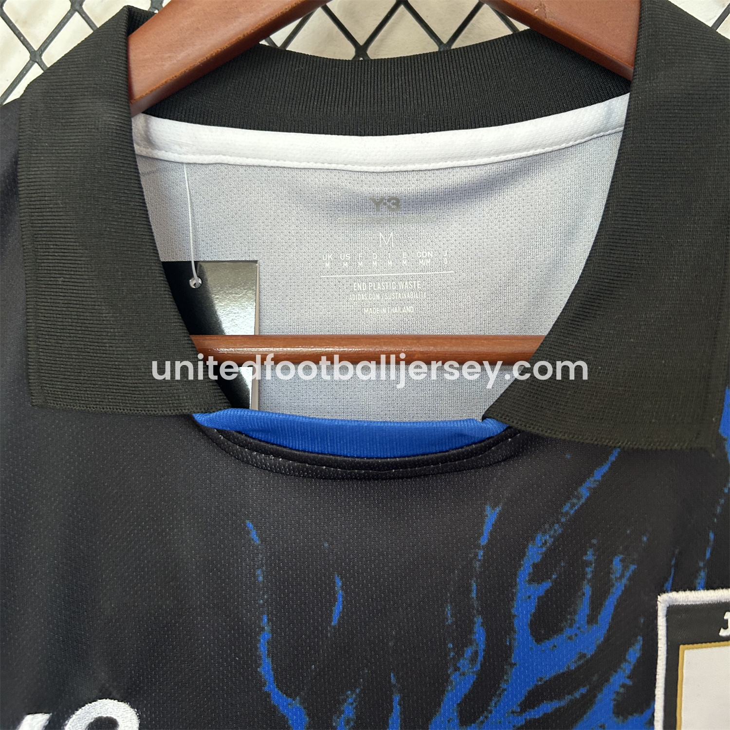 unitedfutballjersey-Japan 25-26 Y-3 Blue Flame Black Special Jersey - Fans Version