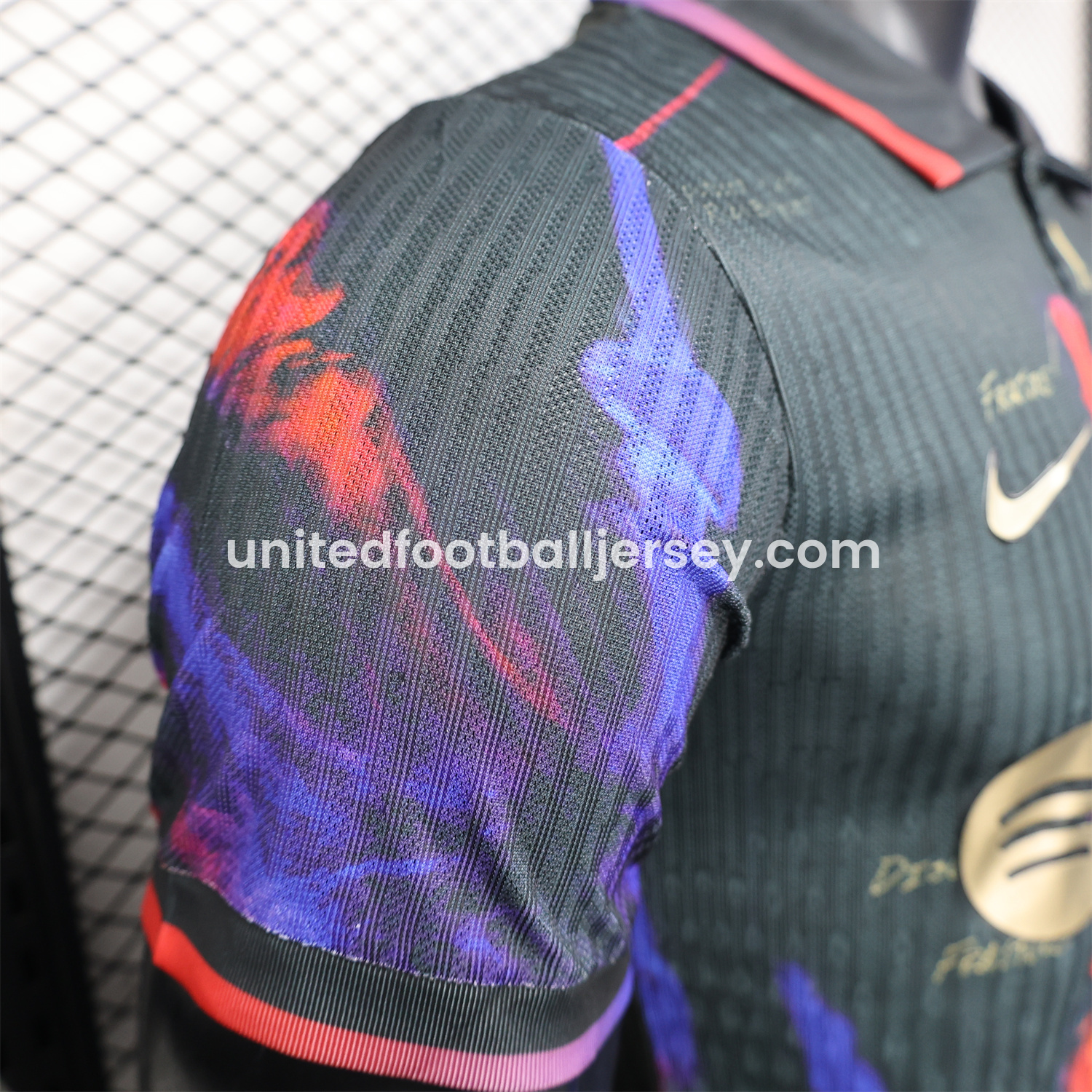 unitedfutballjersey-Barcelona 24-25 Red and Blue Hand Special Edition Jersey - Player Version