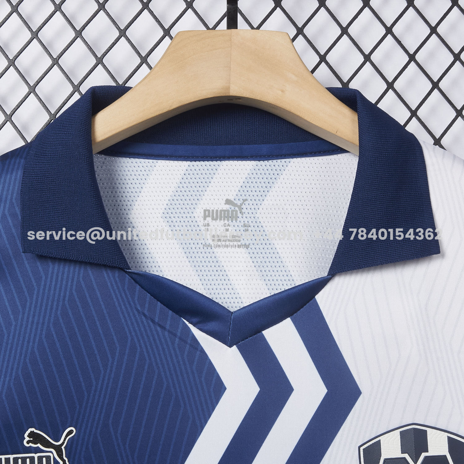 unitedfutballjersey-Rayados Monterrey 25-26 Blue And White Half Special Jersey - Fans Version