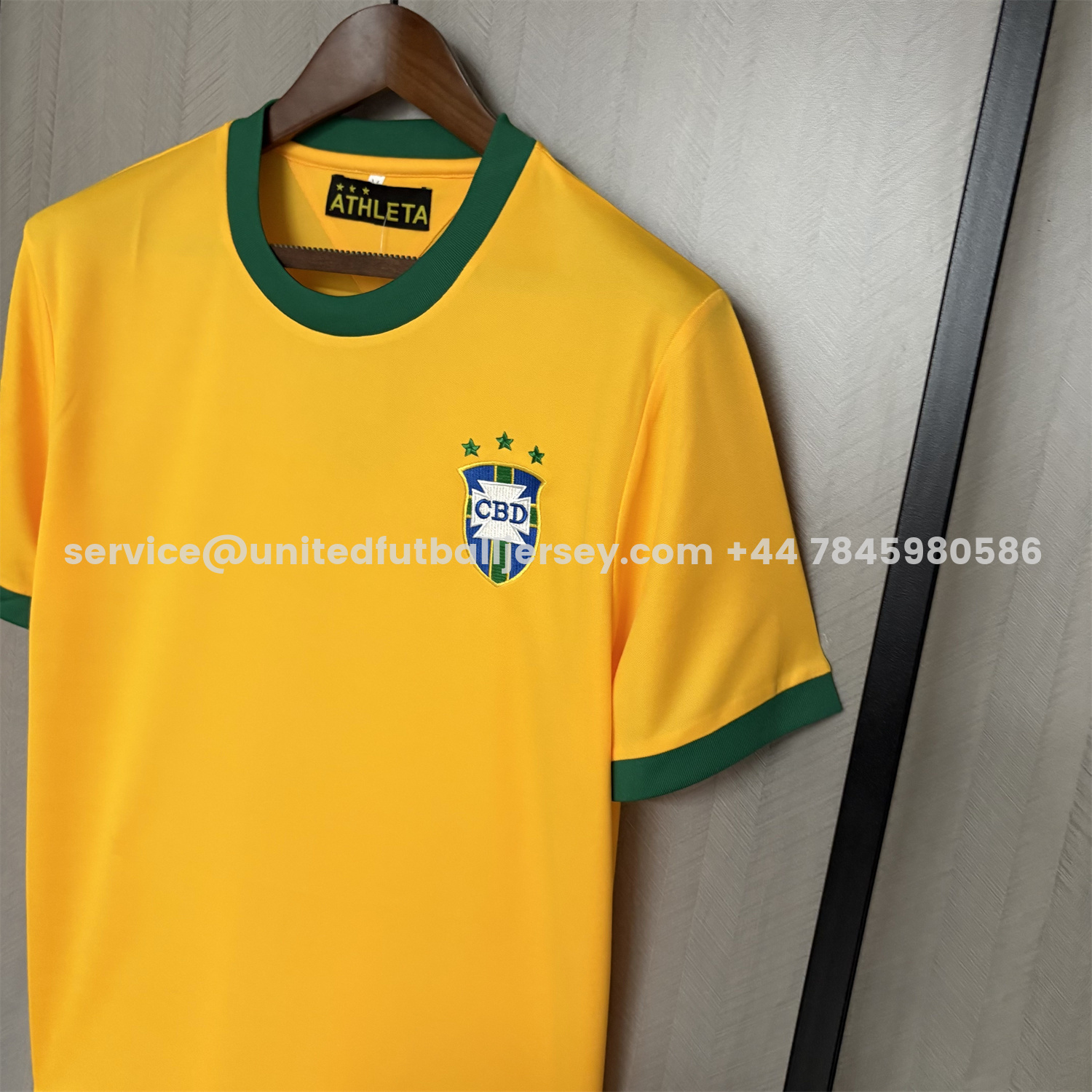 unitedfutballjersey-Retro Brazil 1971 Home Jersey