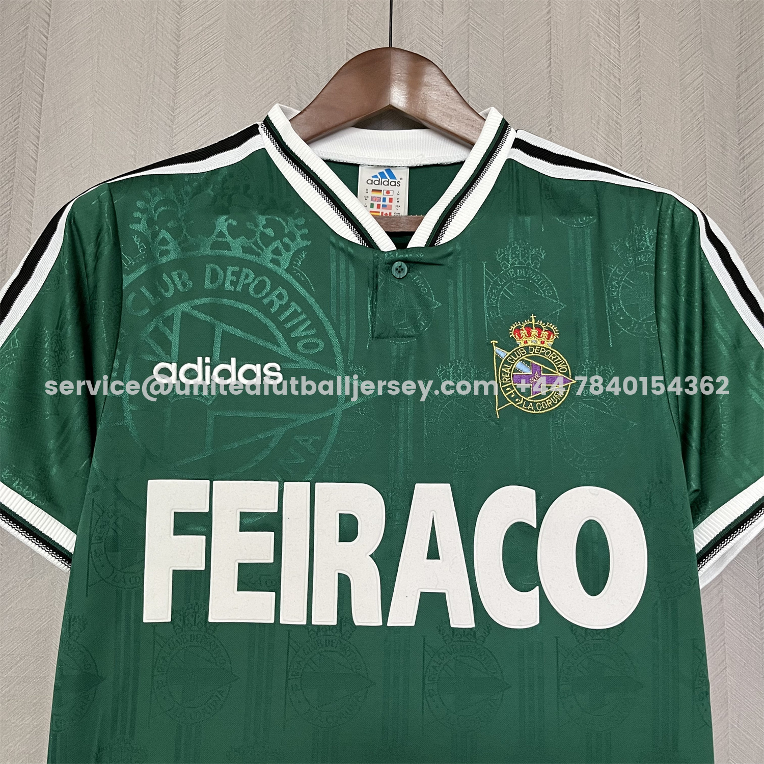 unitedfutballjersey-Retro Deportivo de La Coruña 1999-00 Away Jersey